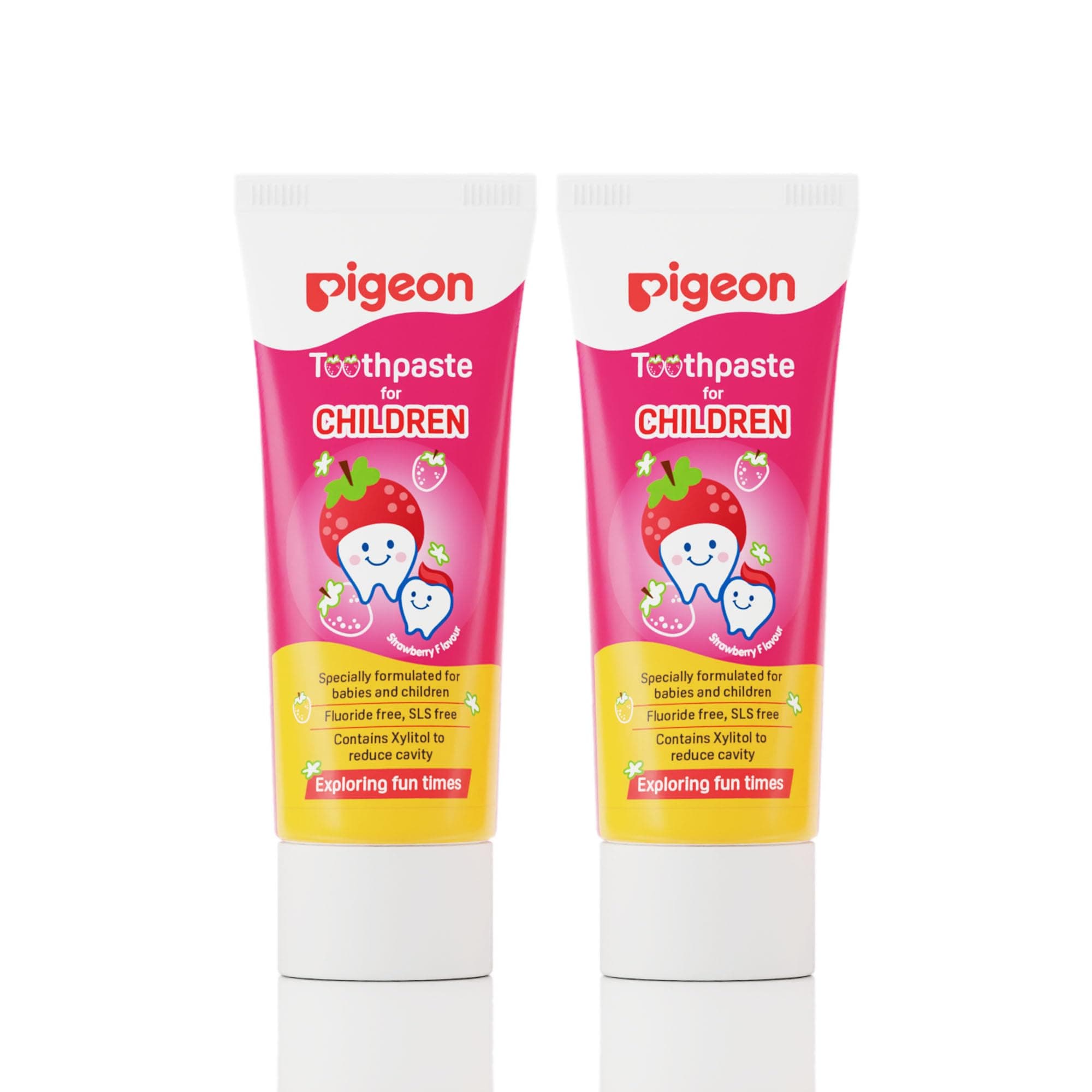 Pigeon Strawberry Toothpaste (45g) - Pack of 2