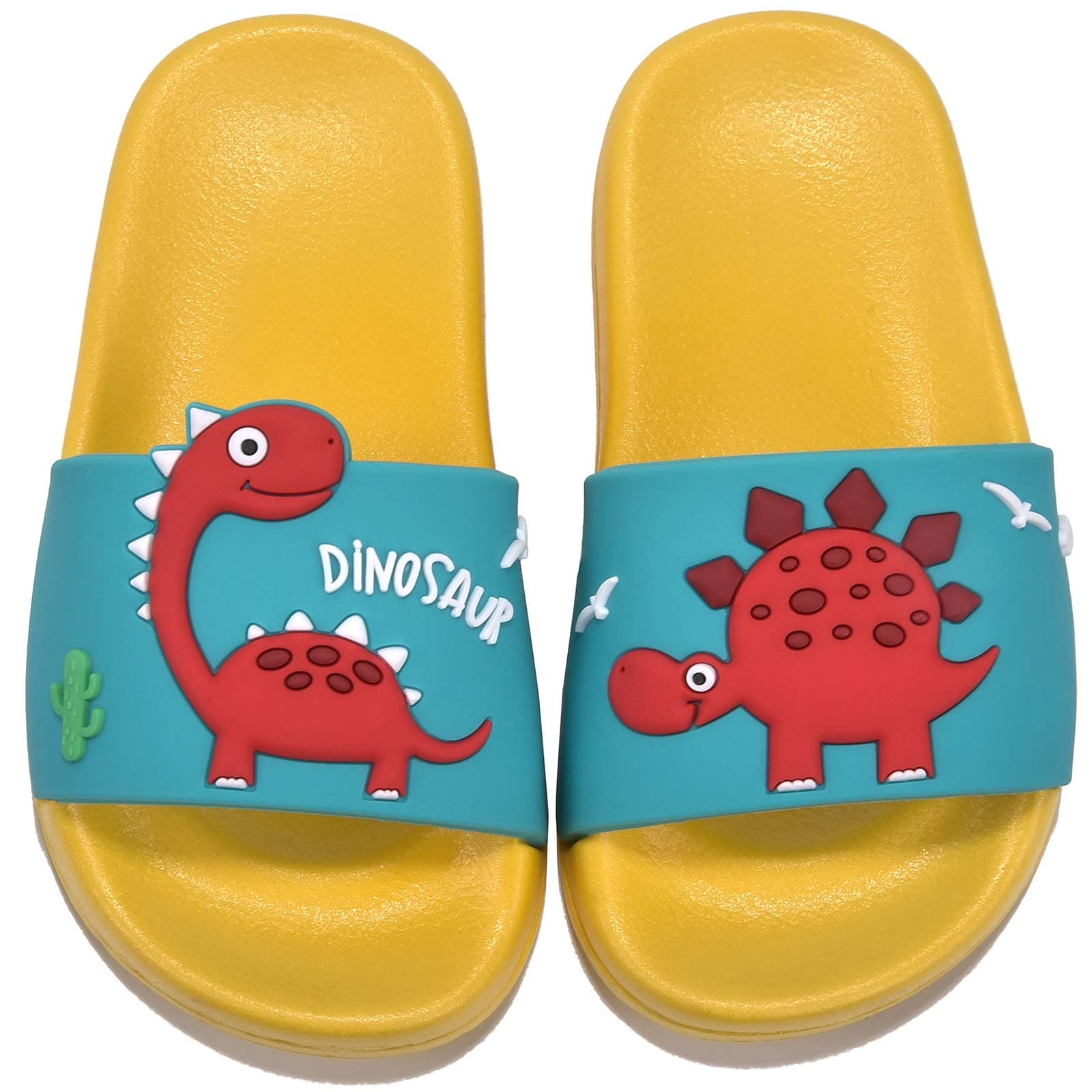 MARITONY Toddler Slide Sandals Boys Girls Kids Lightweight Slip On Sandals Outdoor Pool Beach Shower Slides