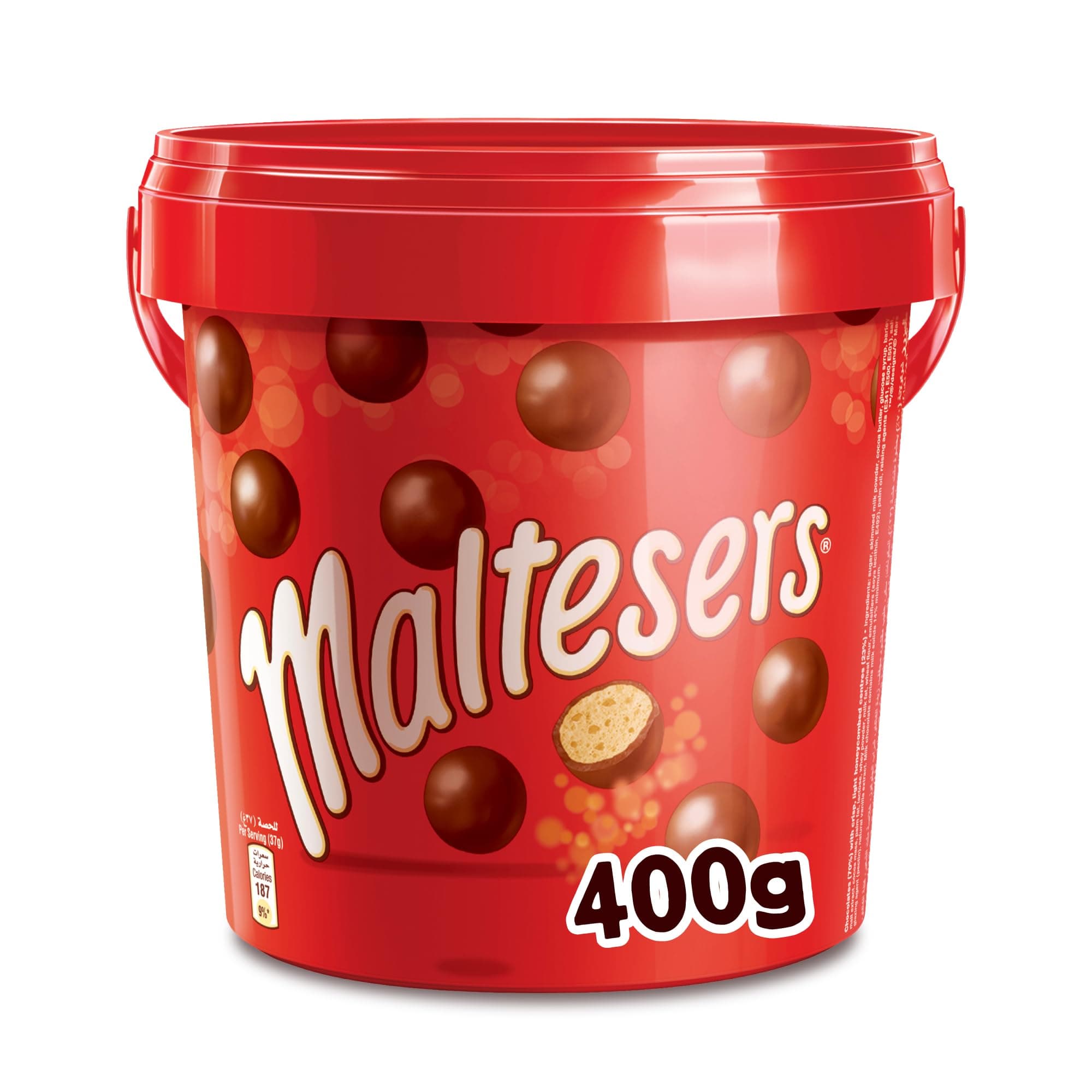 Maltesers Mars Milk Chocolate Bucket, 400 Gram