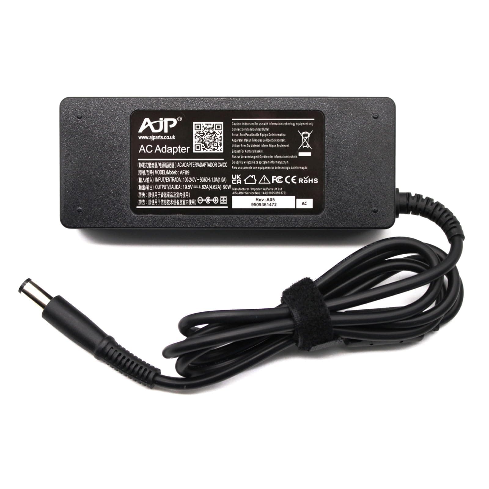 AJP 90W Charger for Dell Latitude D630 D830 5480 D820 D620 D610 D520 E4310 E4300 E5400 E5500 E5510 5591 Latitude 15 5500 P80F001, 5510 P80F002 Chromebook 11 3120 3180 3189 0J62H3 Laptop Power Adapter