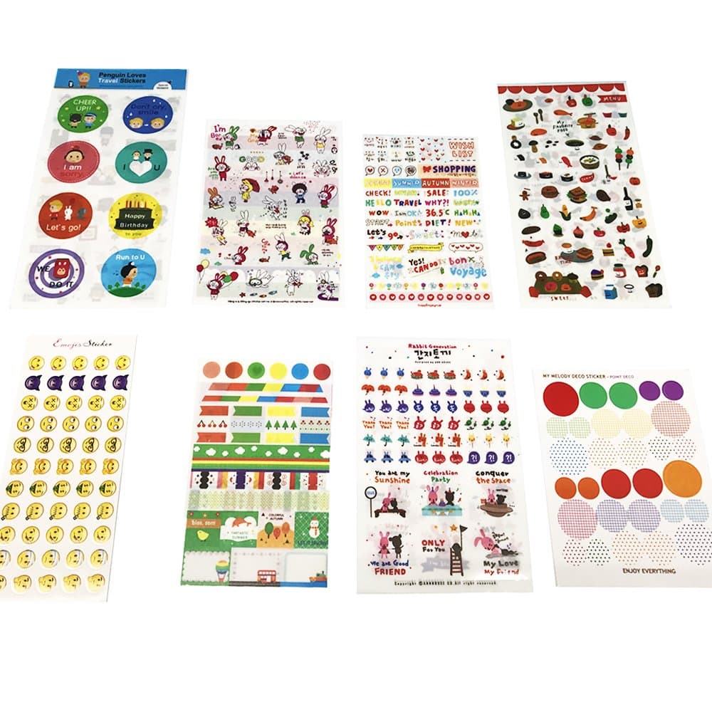 Calendar Planner Stickers Emoji Stickers (Assorted 2962 PCS, 54 Sheets) - Decorative Sticker Collection for Scrapbooking, Calendars, Arts, Kids DIY Crafts, Album, Bullet Journals,Personal Appointments