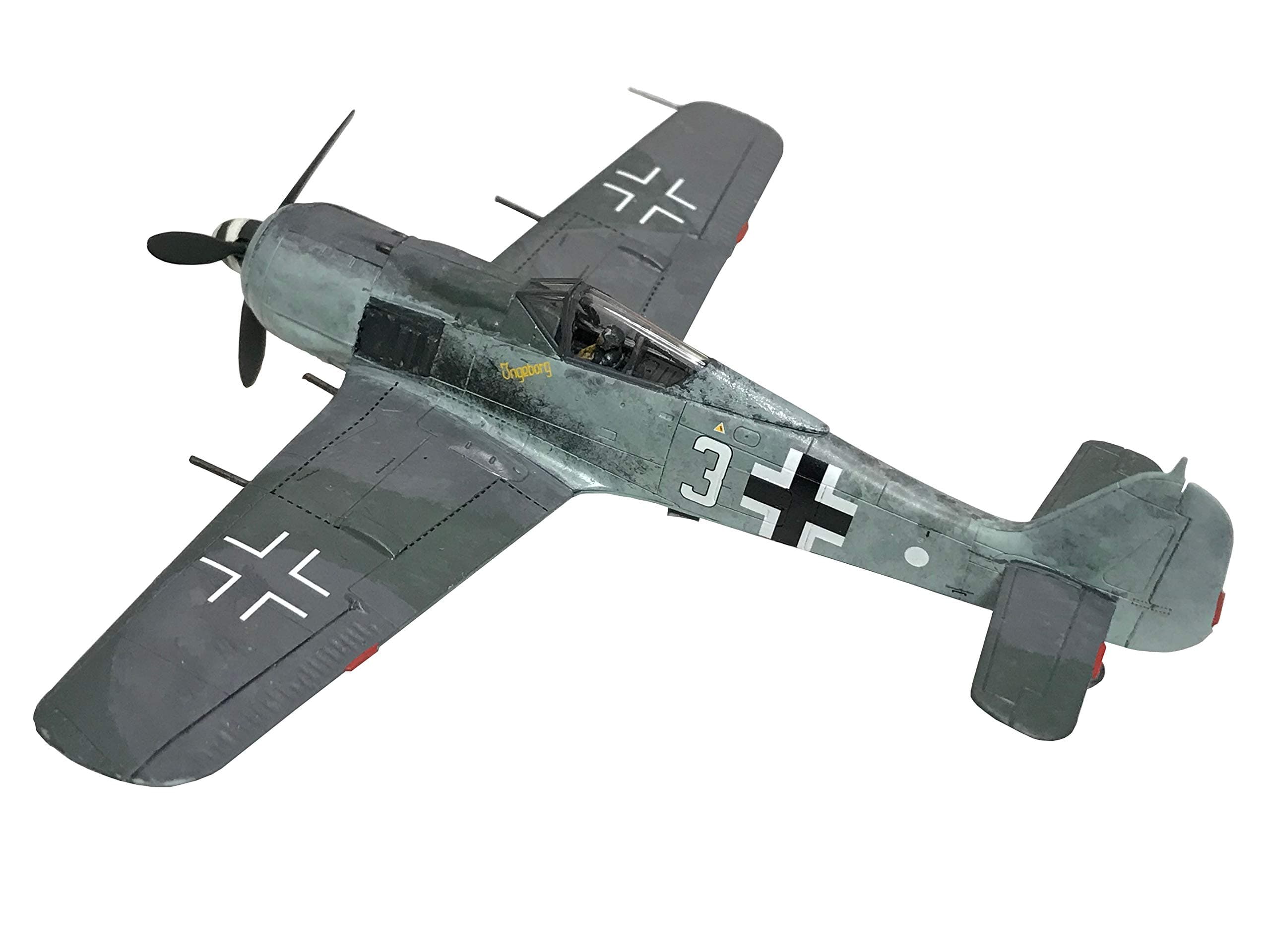 AirfixFocke-Wulf Fw190A-8 1:72 WWII Military Aviation Plastic Model Kit A01020A, Unpainted
