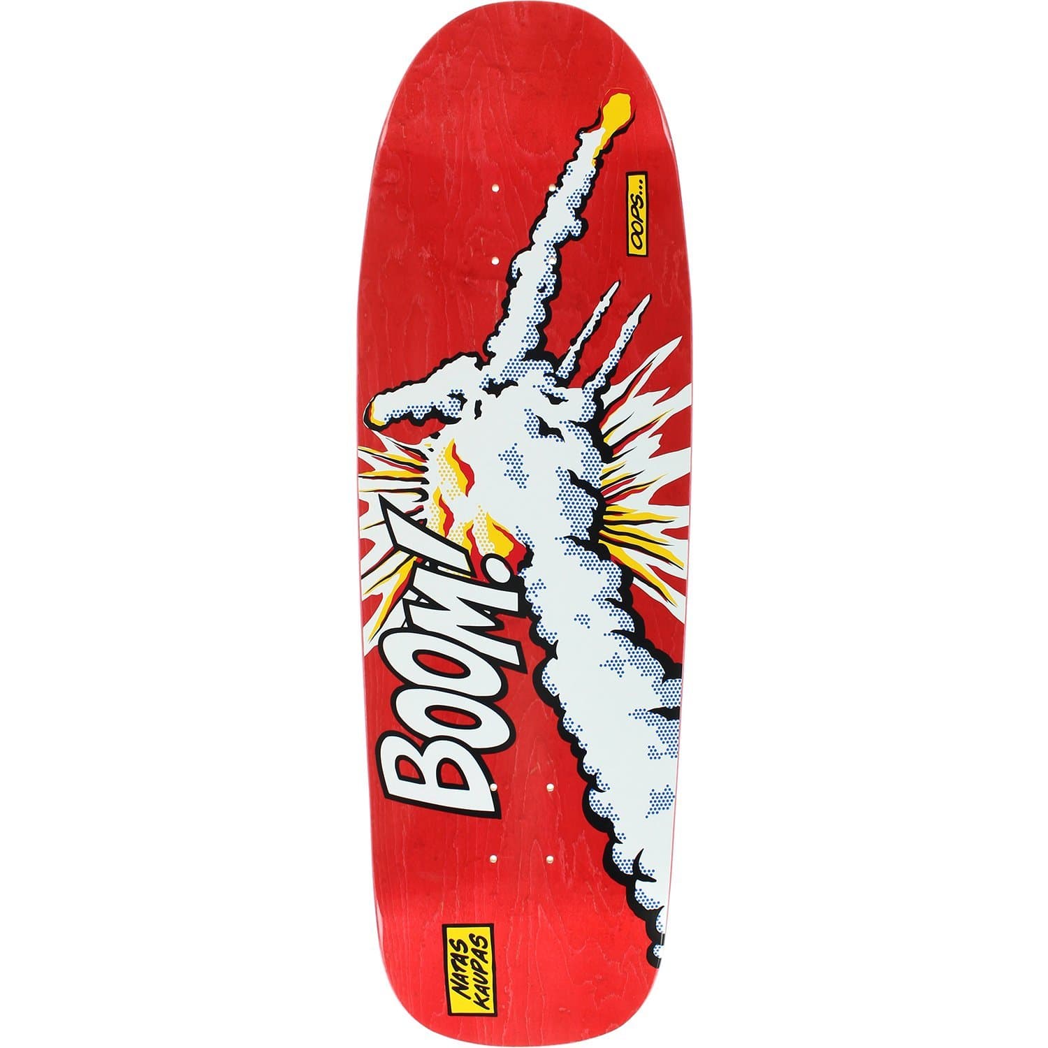 101 Boards Natas Challenger Trnsfr Dk-9.8x32.2 Red Assembled as Complete Skateboard