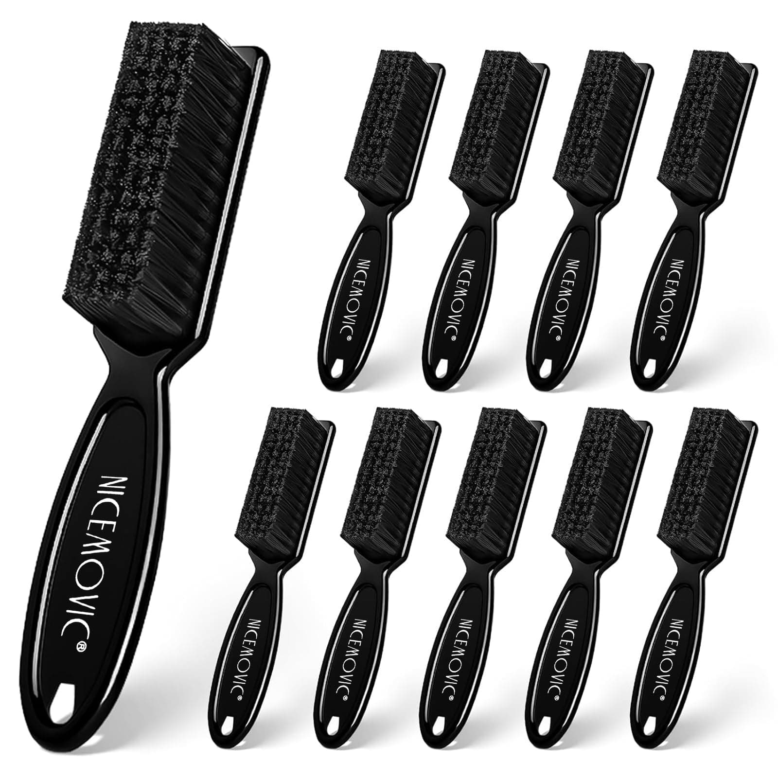 10 Pieces Razor Cleaning Brush Clipper Hairdressing Blades Cleaning Brush Tool Nylon
