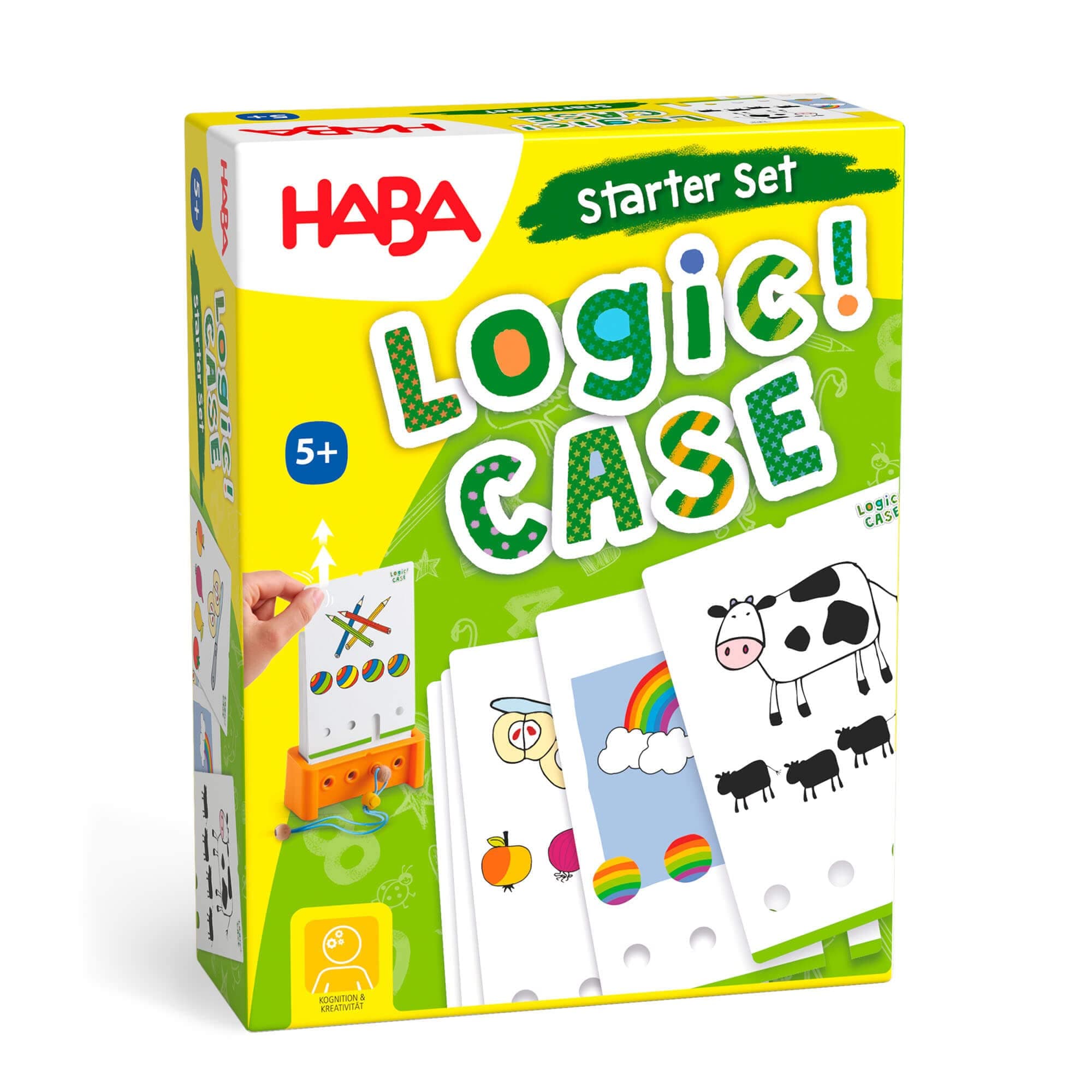HABA Logic! CASE Starter Set - Brain Building Puzzles for Ages 5+