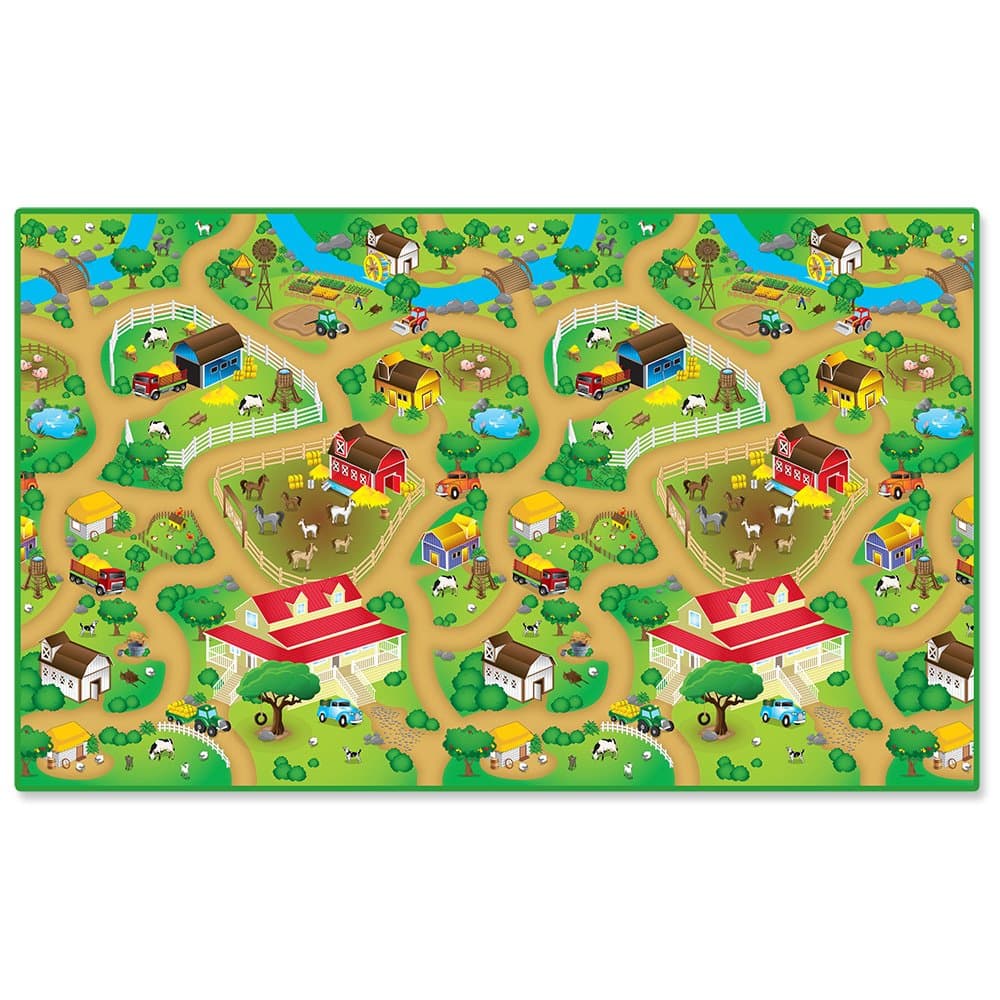 Playscapes Portable Instant Children's Floor Play Mat - Farm