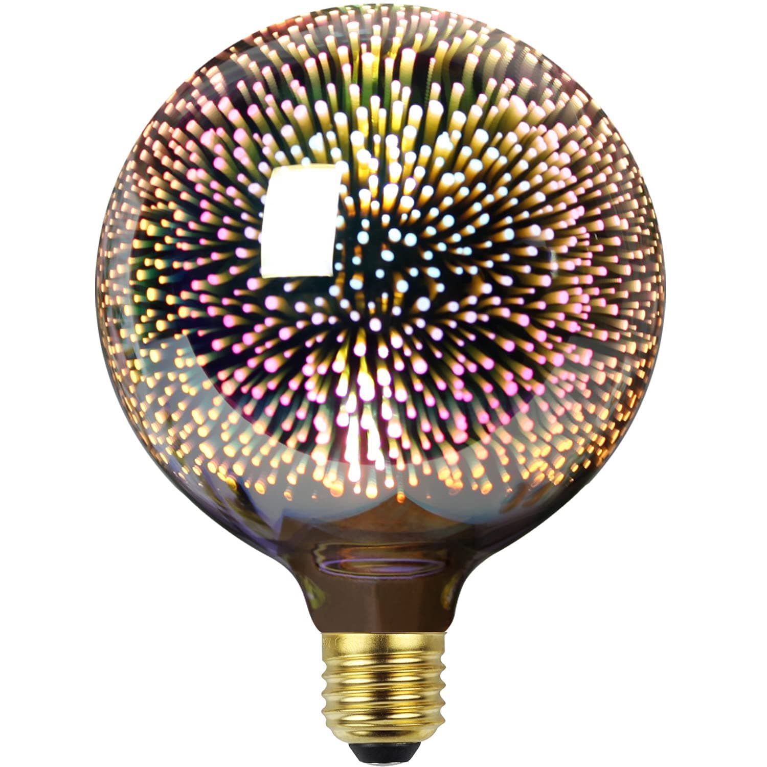 Edison Bulb 3D Firework Led Bulb 4W 220-240V E27 Specialty Decorative Light Bulb (G125)
