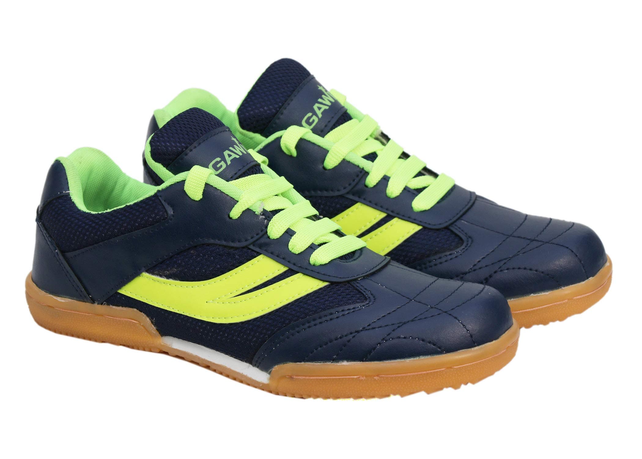 Gawin Men's and Women's Navy Blue Mesh Smash Cup Sole Non-Marking Badminton Shoes (7)