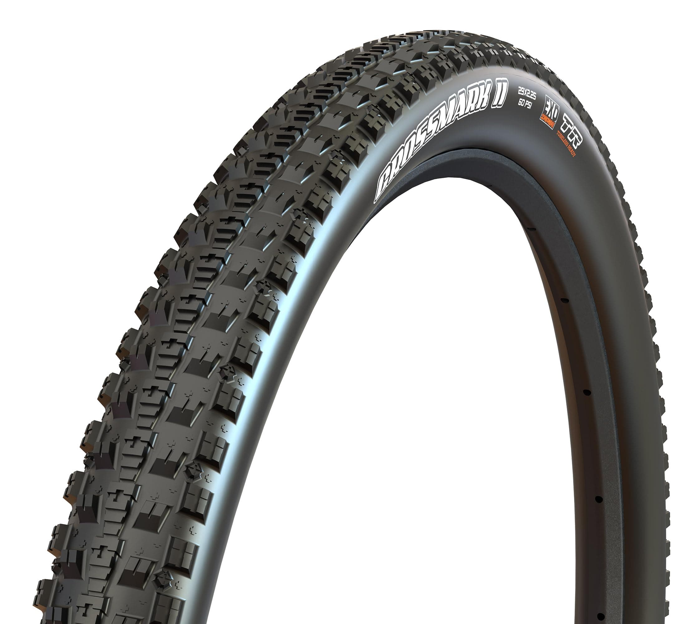 Crossmark II - Dual Compound - EXO - E25 Rating, Tubeless | Center Ridge Tread Rolls Extremely Fast On Hardpack