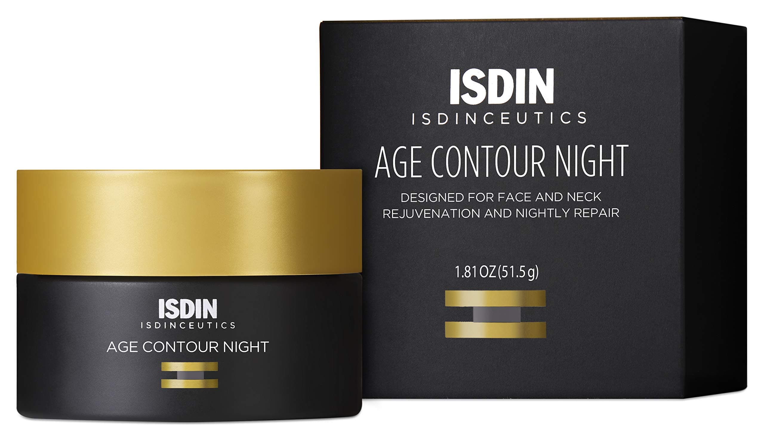 Age Contour Night Face and Neck Cream with Melatonin and Peptides, 1.8 Oz