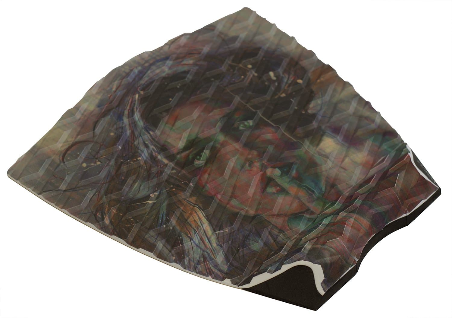 Corso 'Green Eyes' - 3 Piece Tail Pad for Surfing - 3M Adhesive. Stomp pad/Grip/Traction for All Boards - Surfboards, Shortboards, Longboards, Skimboards.