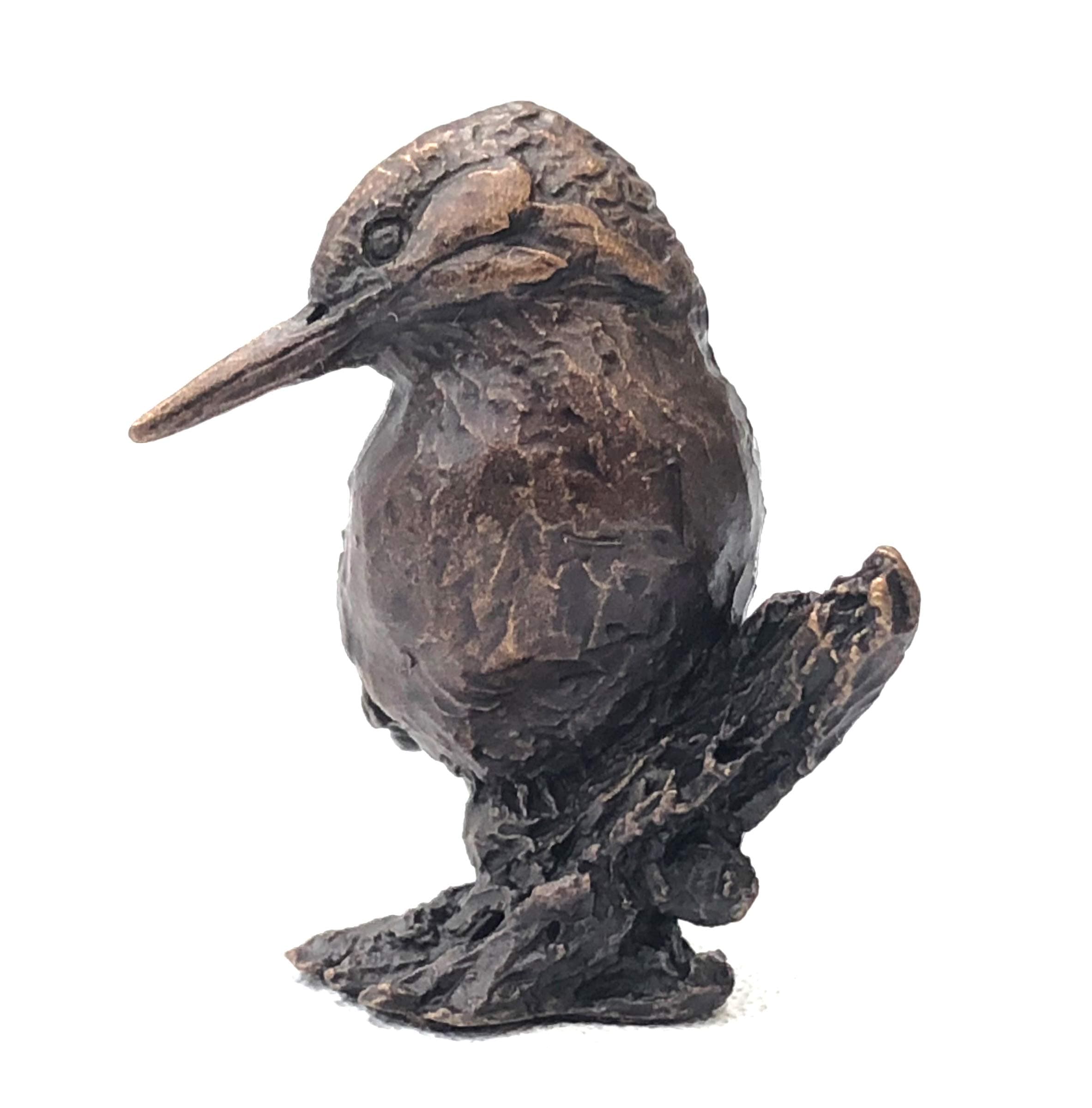 Butler & Peach - Solid Bronze Miniature Kingfisher