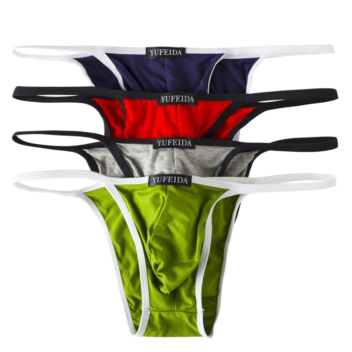 Men's Modal Comfortable G-string Thongs Sexy Low Rise Bikini Briefs Underwear