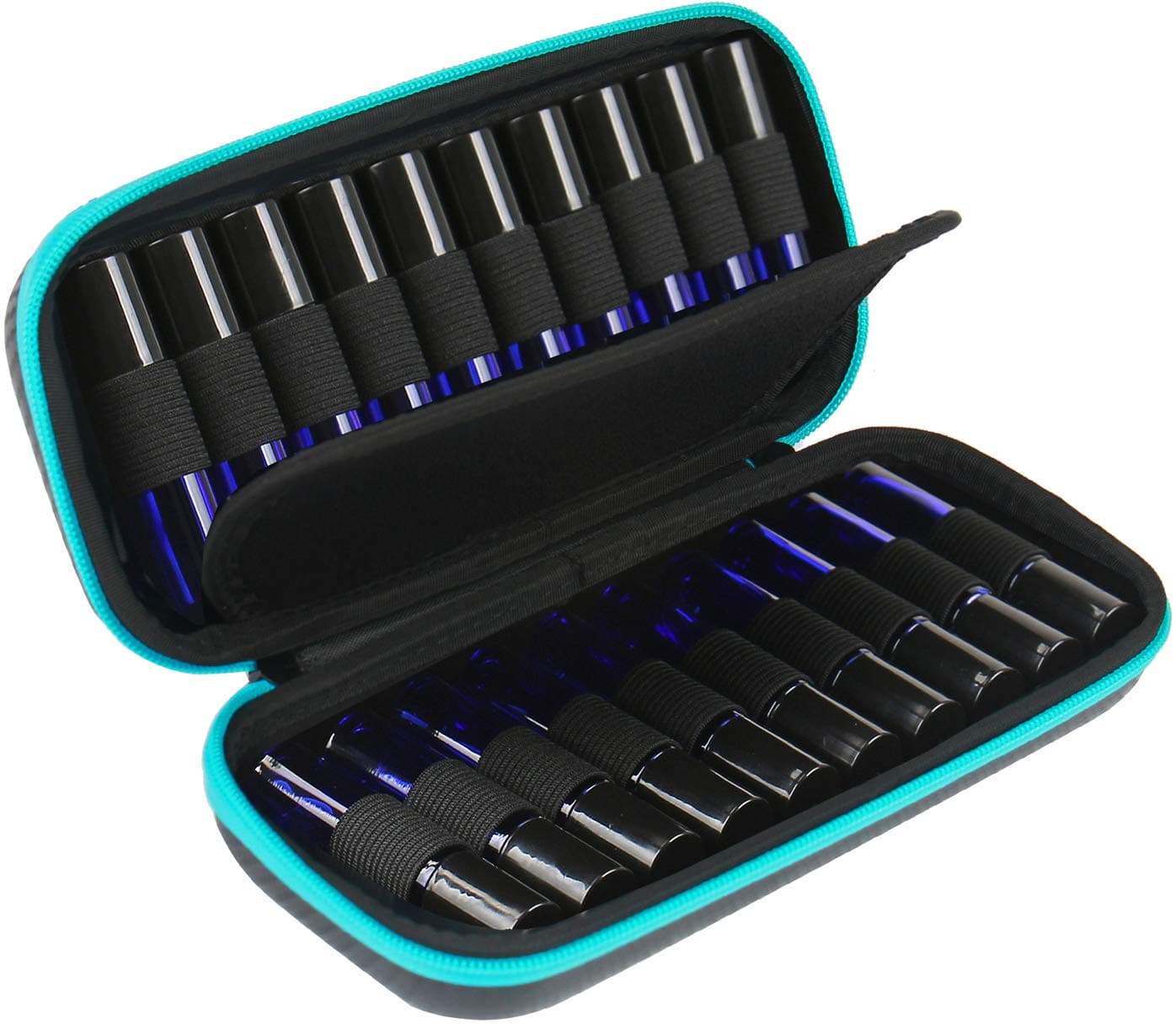 20 Bottle Essential Oil Carrying Case Premium Hard Shell Protection for up to 20 Bottles – Perfect for Roller and Standard Bottles 5ml to 10ml – Great for Travel (Royal Blue)