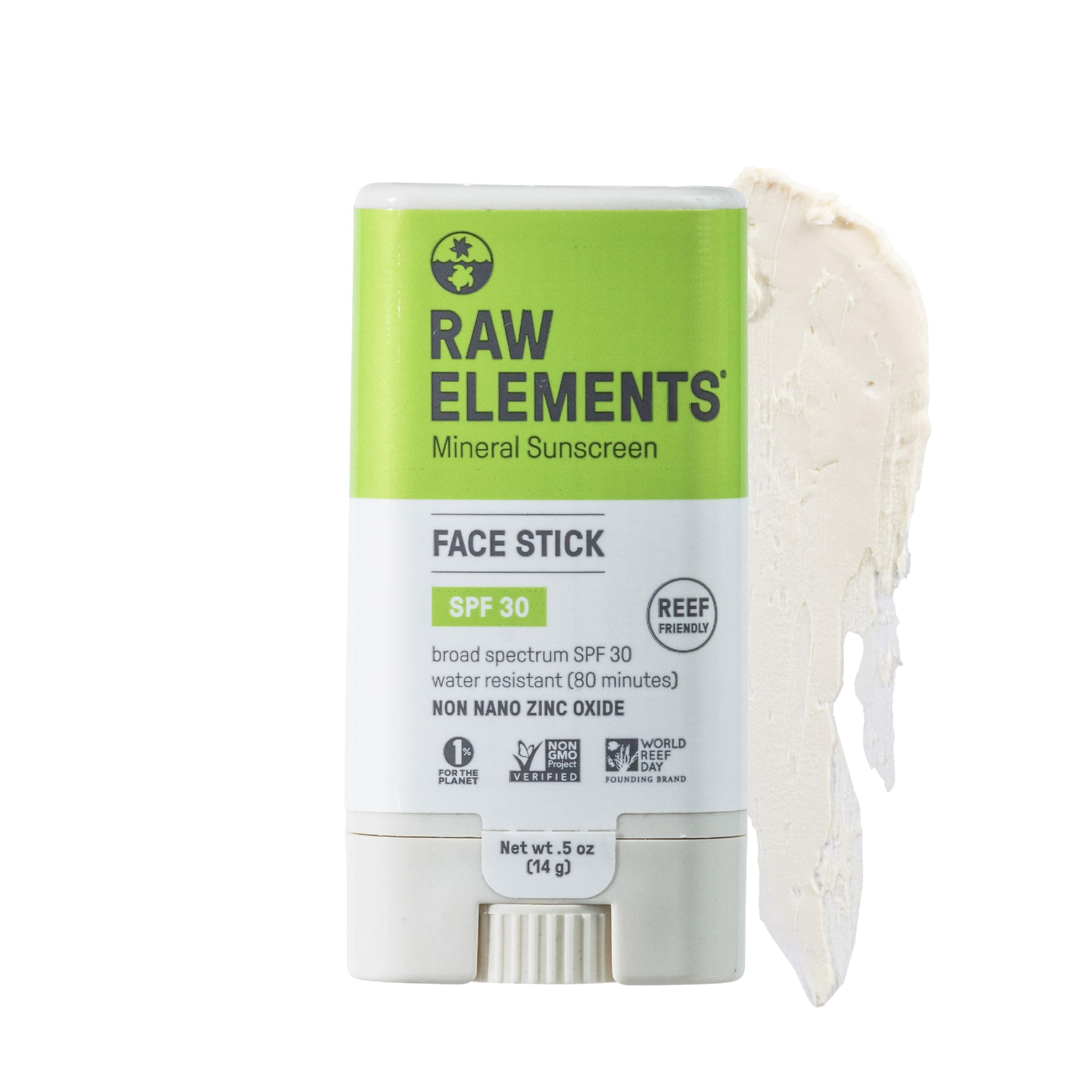 Eco Form Sunscreen Stick, SPF 30 Plus, 0.6 Ounce by Raw Elements