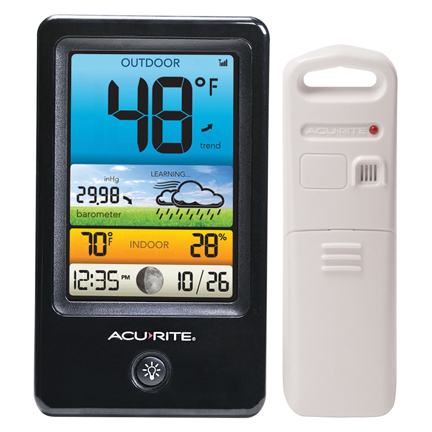 00509 Color Weather Station with Count Temperature/Humidity/Forecast