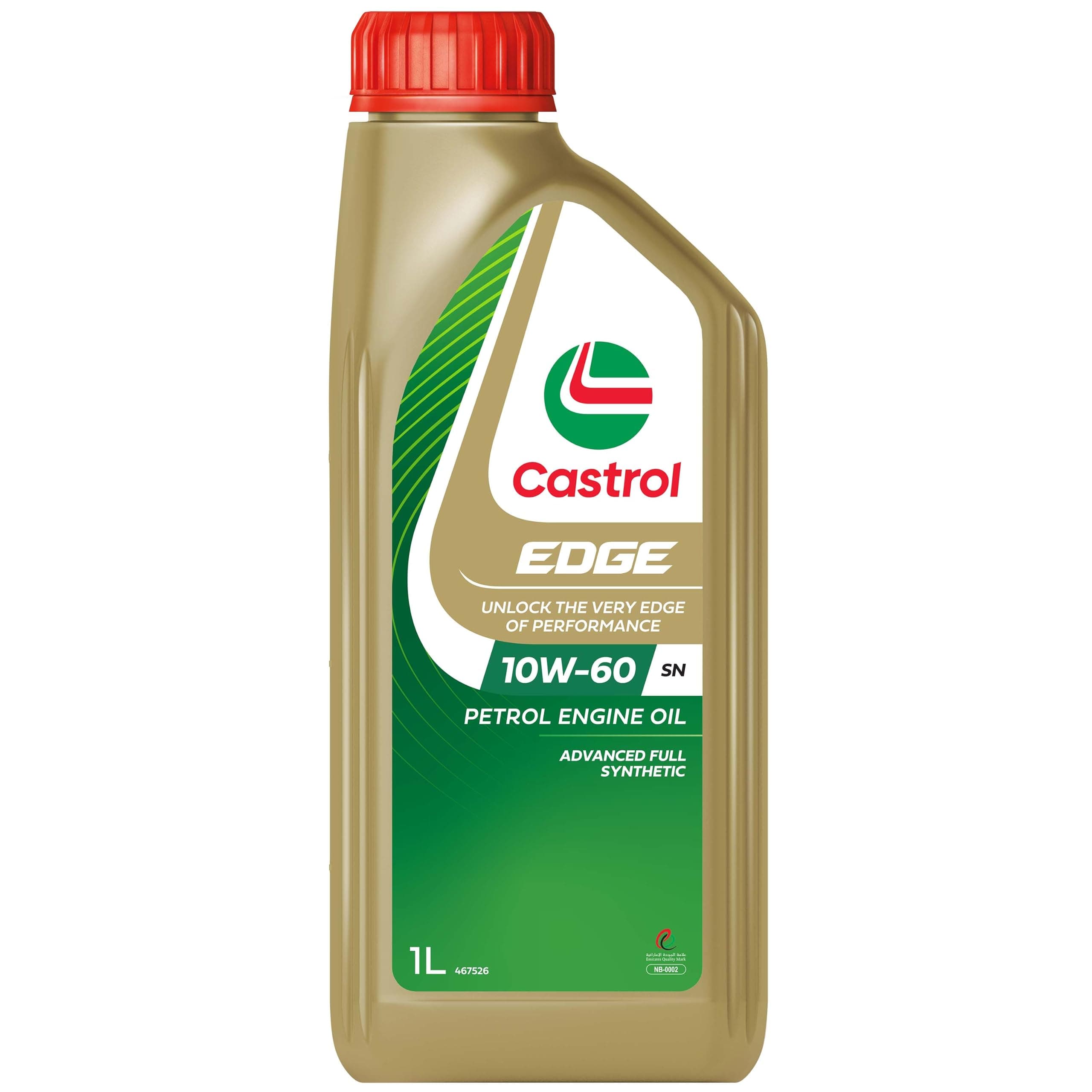 Castrol Edge Car Engine Oil - 10W-60 Sn Full Synthetic – 1 L