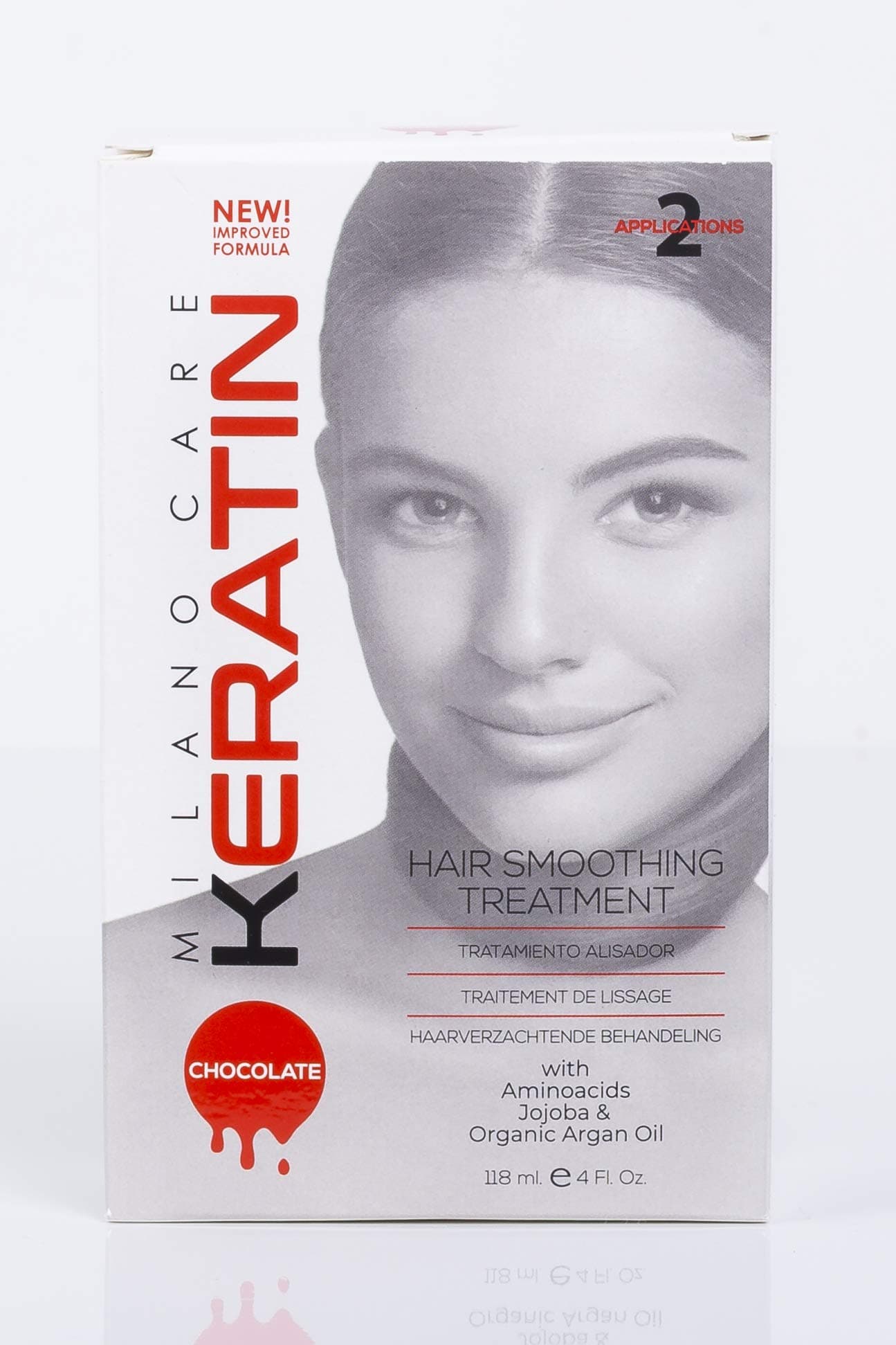 Milano Care Chocolate Clarifying Shampoo and Keratin Hair Smoothing Treatment Plus - 118ml