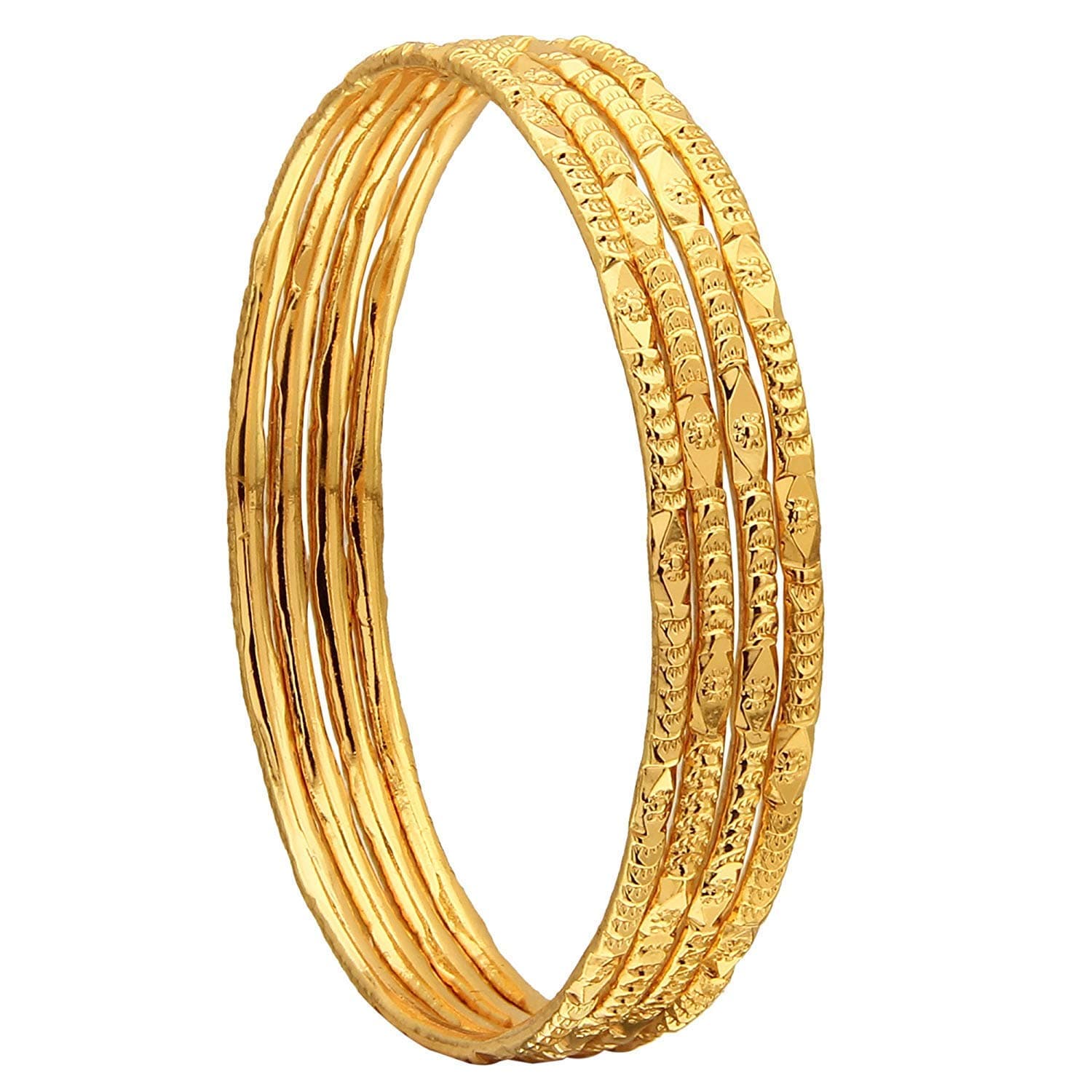 Gold Plated Bangles for Women & Girl's