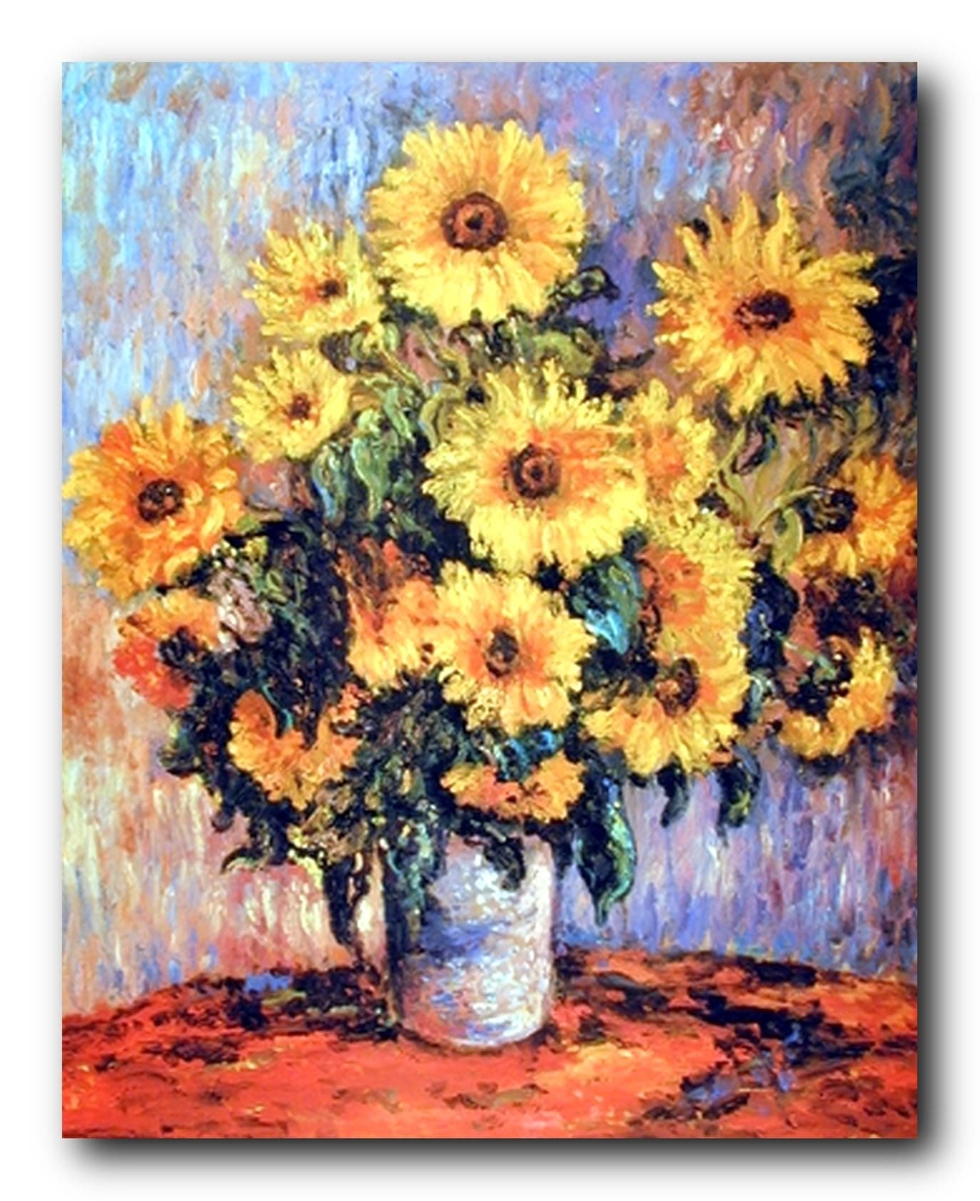 Impact Posters Gallery Claude Monet Sunflowers Wall Decor Art Print Poster (16x20)