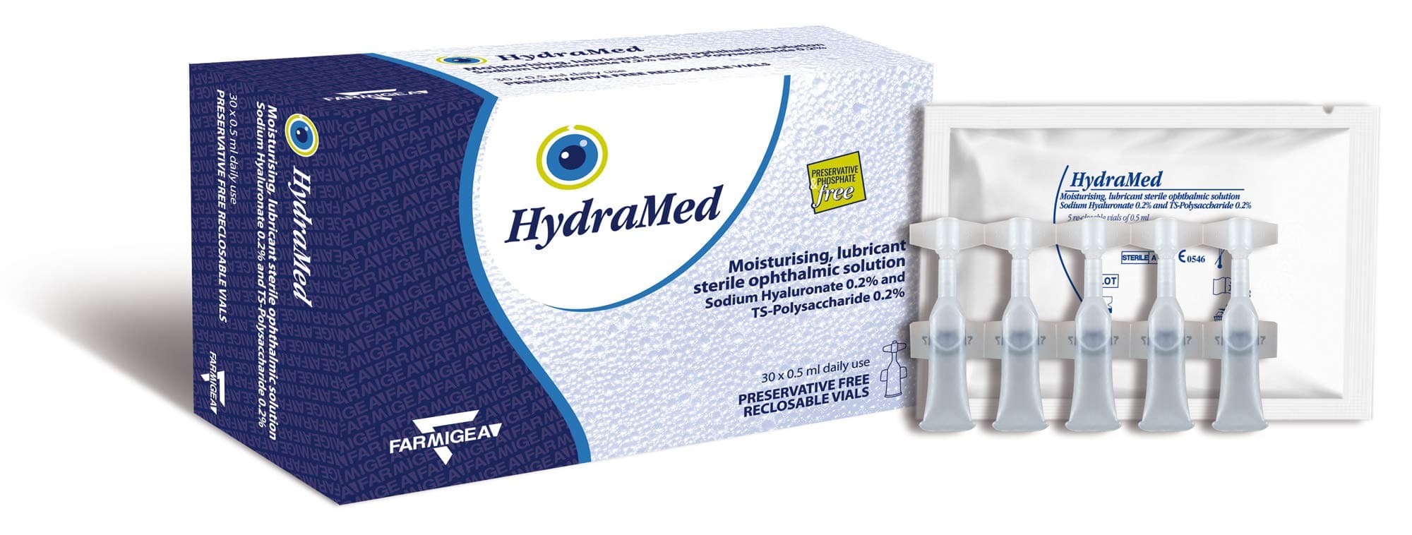 HydraMed Eye Drops 30x0.5ml Daily Dose Units