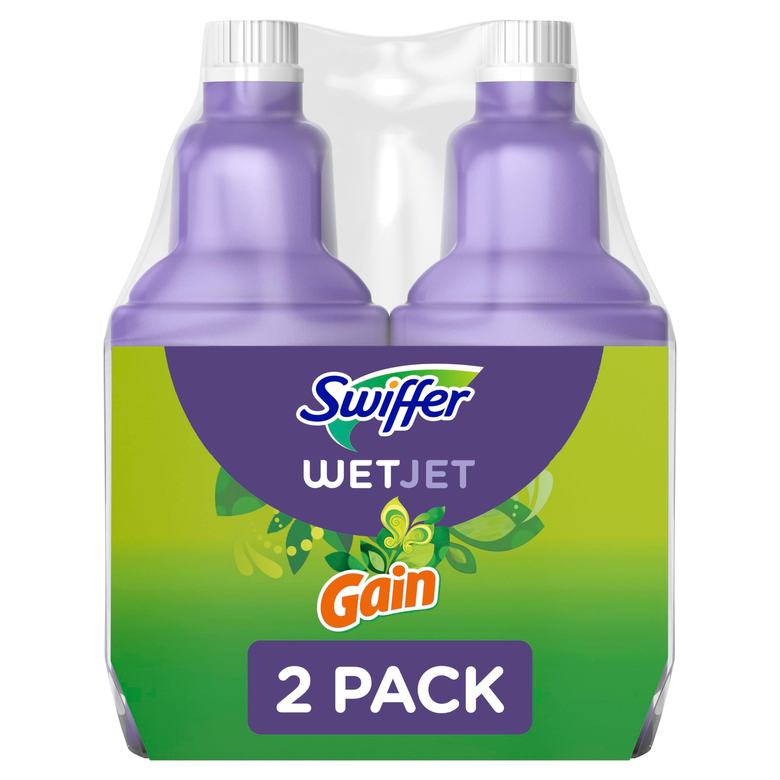 Swiffer Wet Jet Spray Mop Floor Cleaner Multi-Purpose Solution, Gain Original Fresh