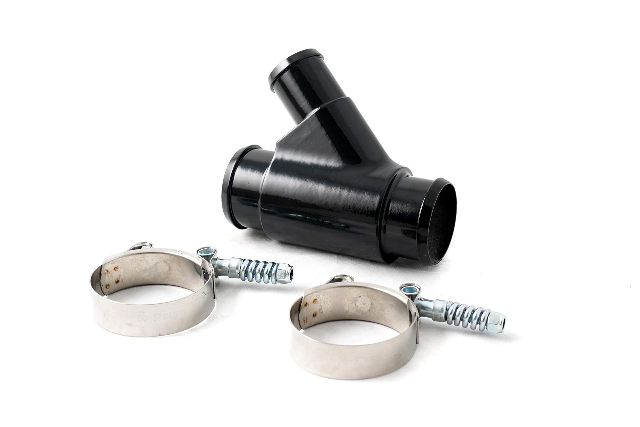 Weldless Dual Radiator Coolant Y-Pipe Compatible with 2013-2019 Dodge Ram Cummins 6.7L Diesel