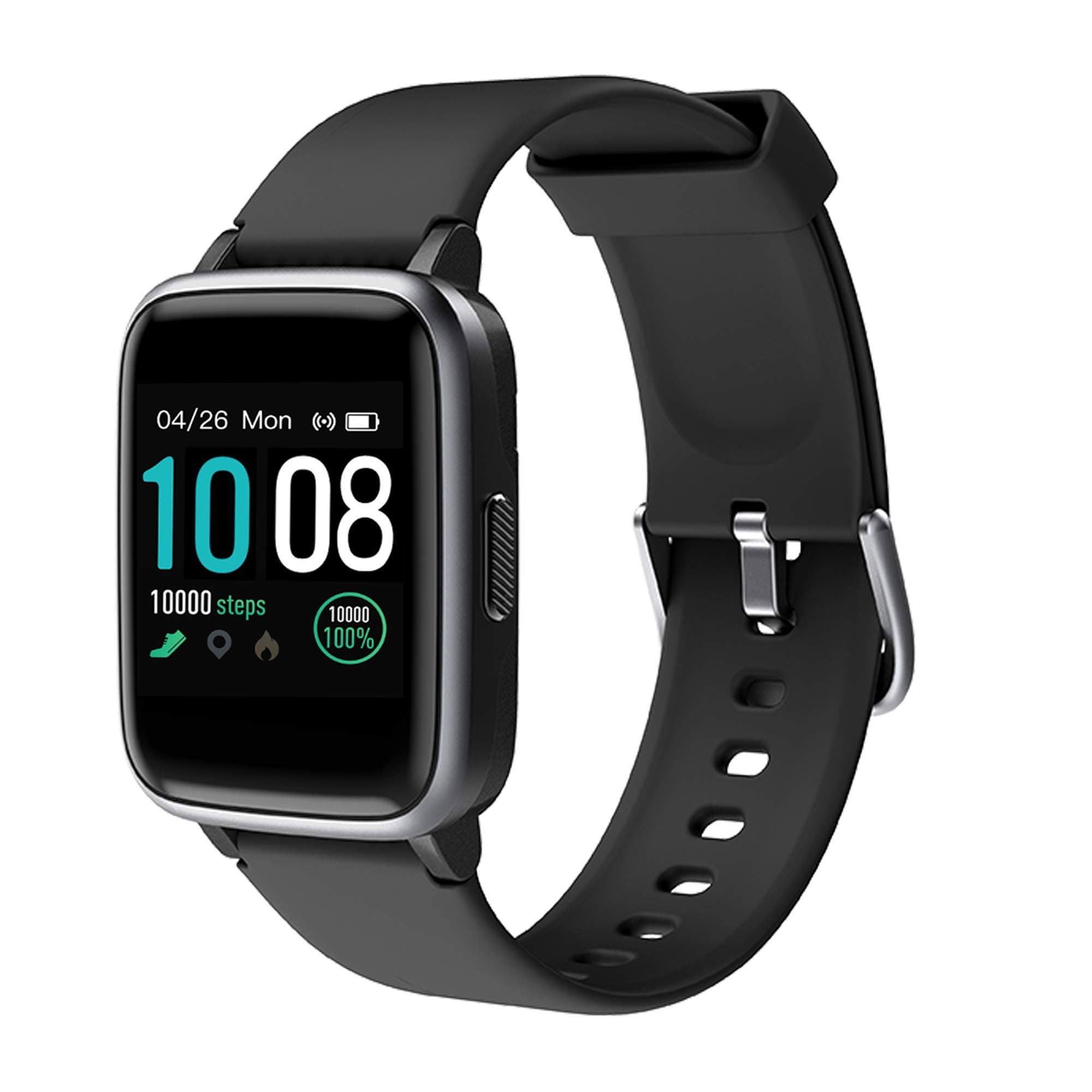 Smart Watch for Android iOS Phones, Activity Fitness Tracker Health Exercise Smartwatch Pedometer Heart Rate Sleep Monitor IP68 Waterproof Compatible with Samsung iPhone for Men Women