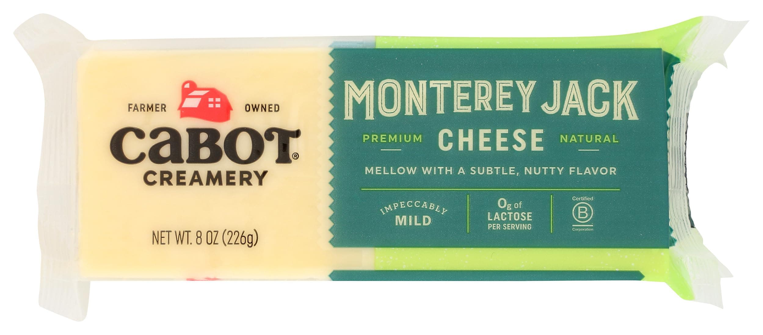 Cabot Bar Monterey Jack, 8 oz