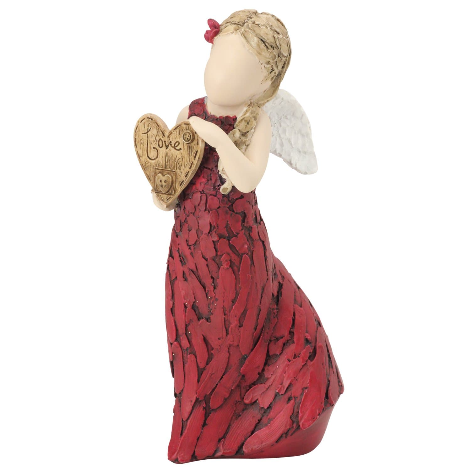 More Than Words - Love (angel in red figurine)
