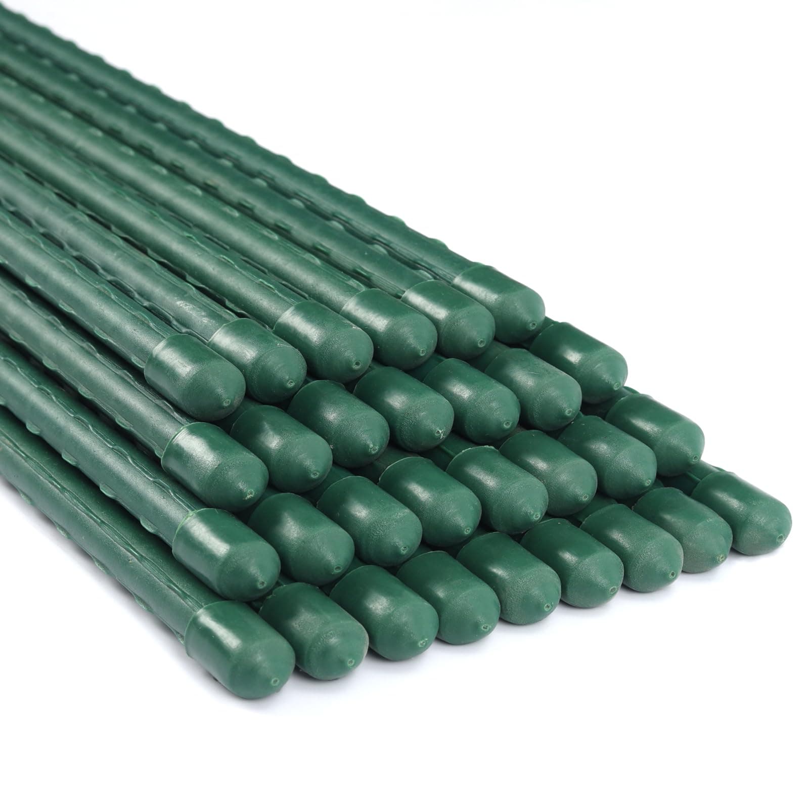 25 Pack Garden Stakes 8mm x 60cm Plant Stakes Sturdy Plant Support