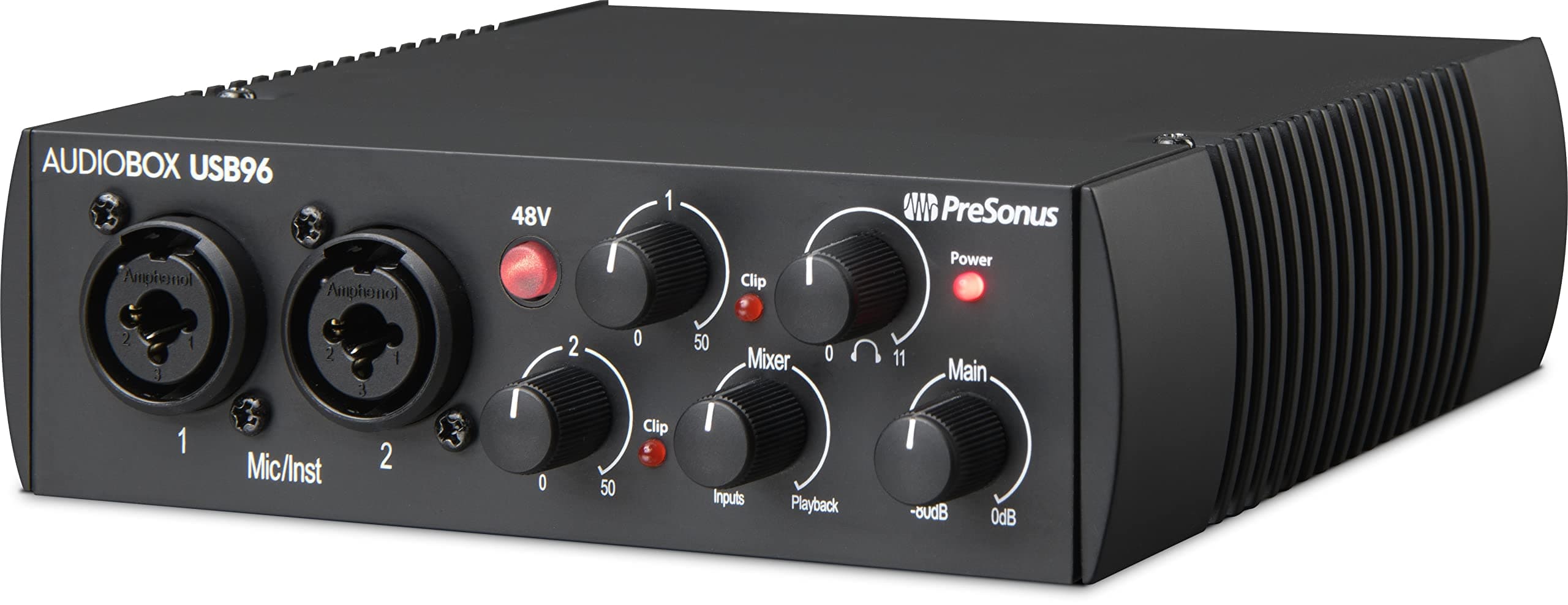 AudioBox 96 - USB, Audio interface, For Recording, Streaming, Podcasting with Music Production Software Bundle including Studio One Pro, Ableton Live Lite DAW