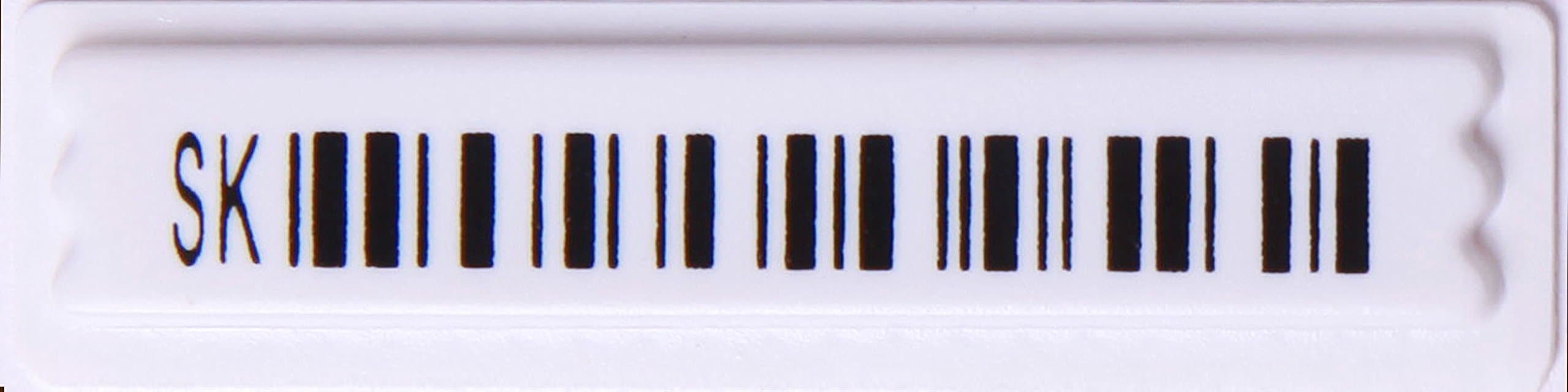 Sekura® 'SK' AM 58KHz Frequency 44x10mm Security Barcode Label Tags - Pack of 5000