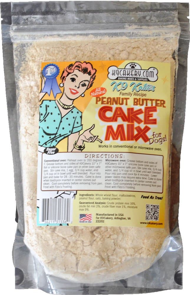 K9Cakery All Natural Peanut Butter Cake Mix