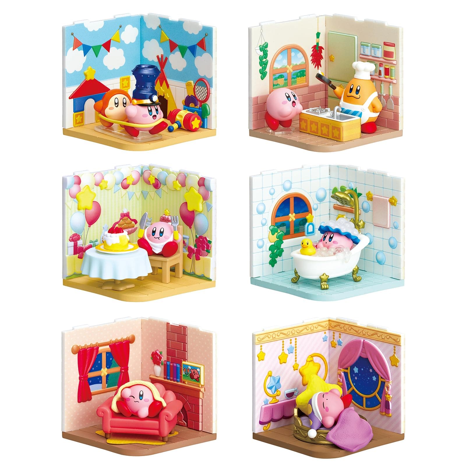 Kirby Wonder Room Blind Box - Includes 1 of 6 Collectible Mini Figurines - Fun and Versatile Decoration