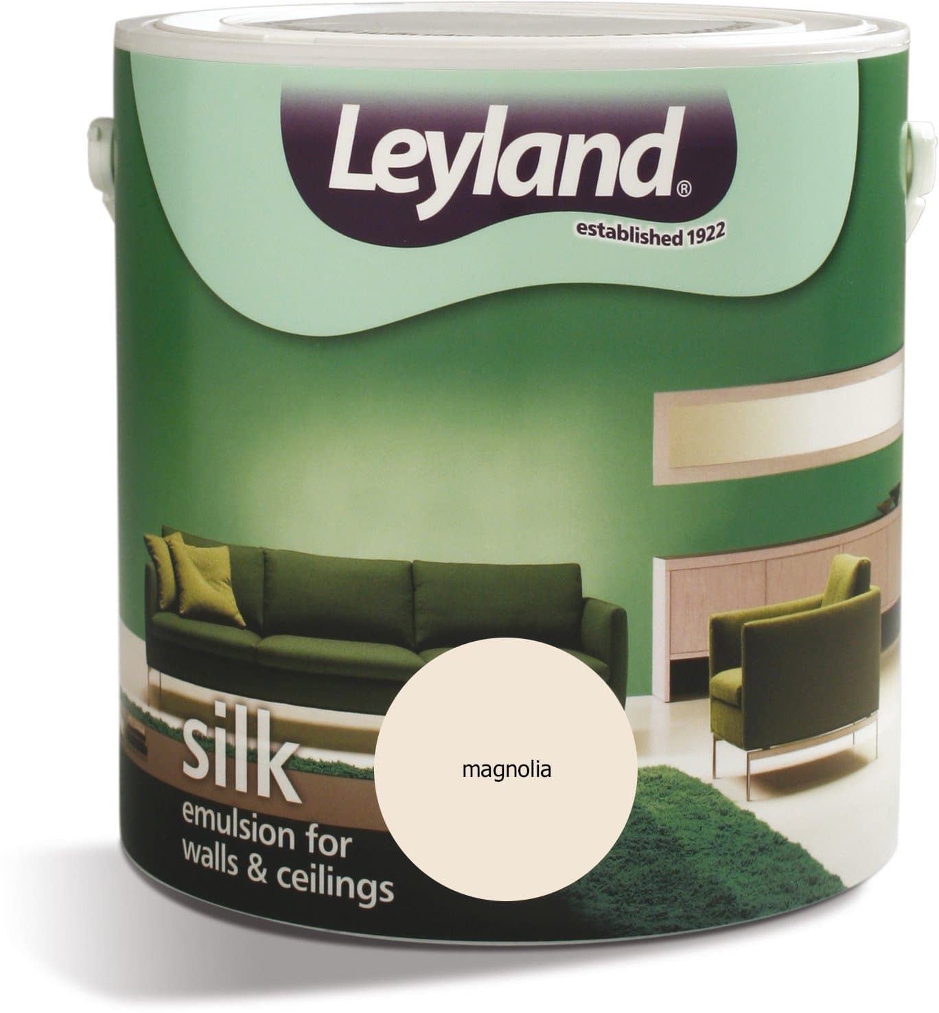 Leyland 306614 Matt Emulsion Paint, Magnolia, 2.5 L