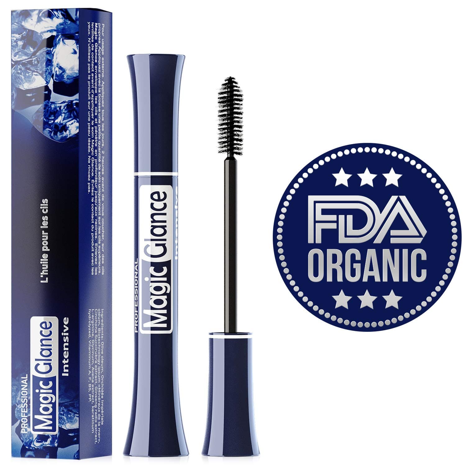 Magic Glance - Eyelash Growth Serum - Lash Boost Enhancer For Longer Lashes And Eyebrows - Fast Results In 10 Days