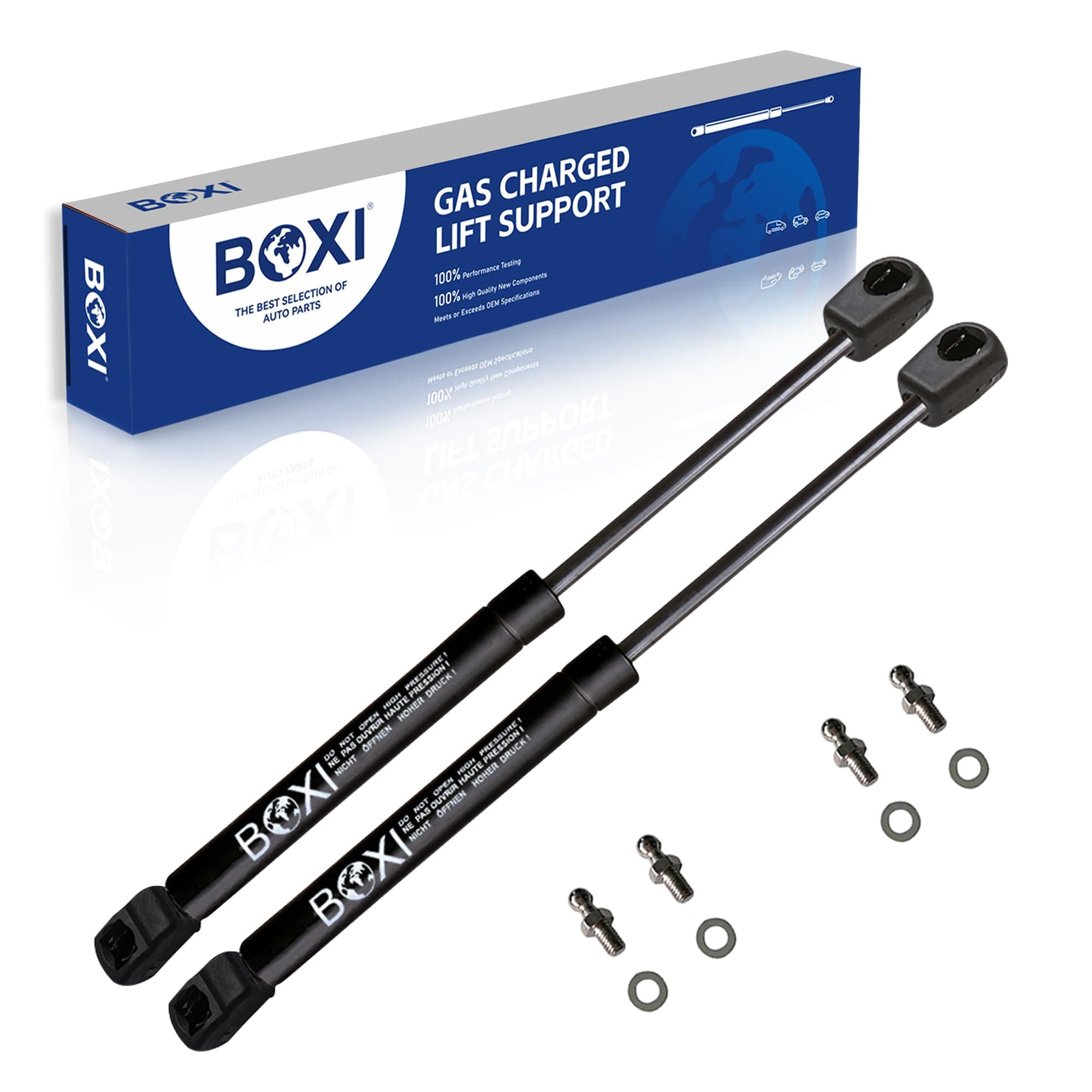 BOXI 2pcs Front Hood Lift Supports Gas Struts Shocks Springs Fit for Lexus GS300 1998-2005 | GS400 1998-2000 | GS430 2001-2005 Hood | Replace 4536 5344039175