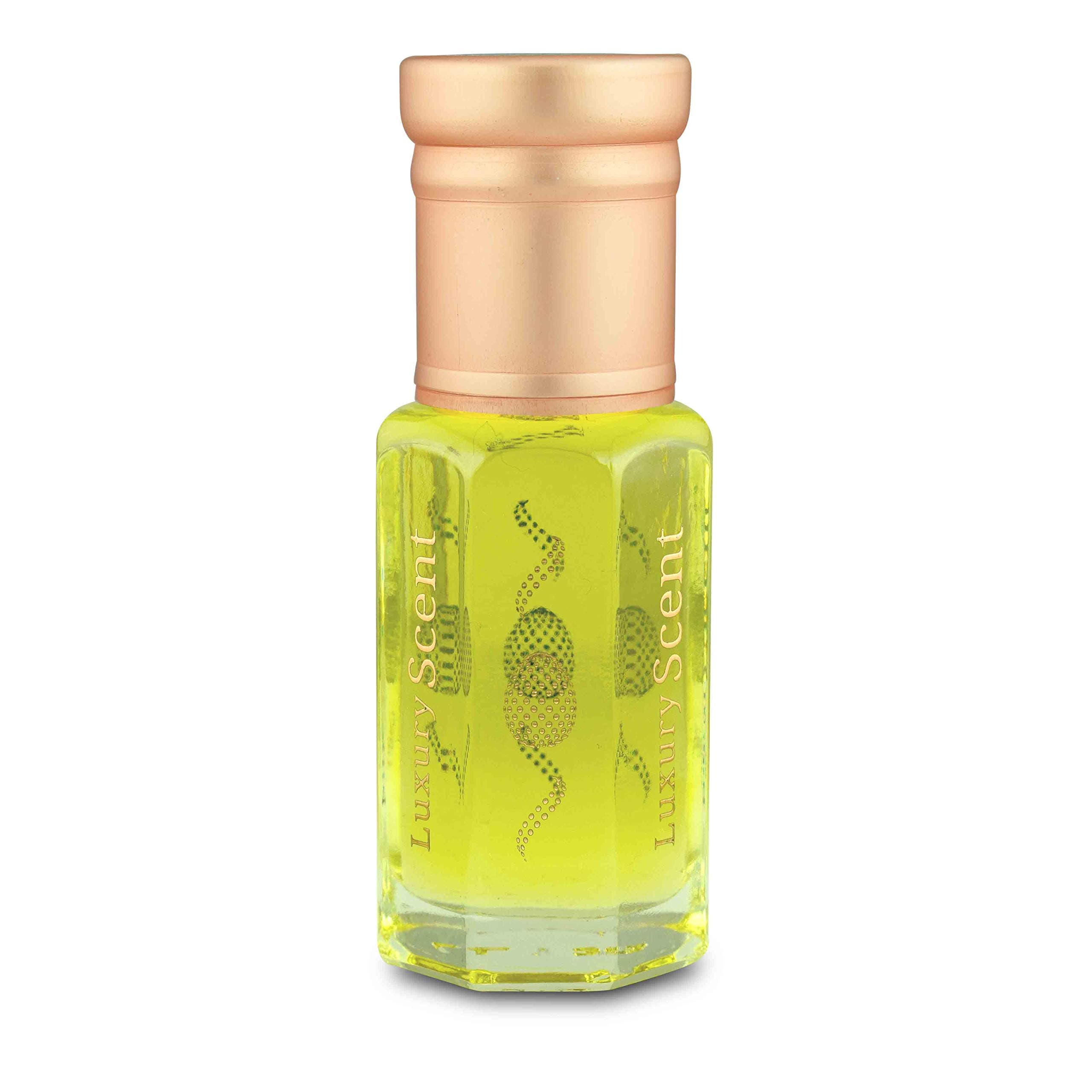 Luxury Scent – Green Jasmine Perfume Oil Roll-On 6 ml | Fresh Green & Floral Jasmine Attar | Alcohol-Free, Long-Lasting Unisex Fragrance | Travel-Size Bottle + Velvet Gift Pouch