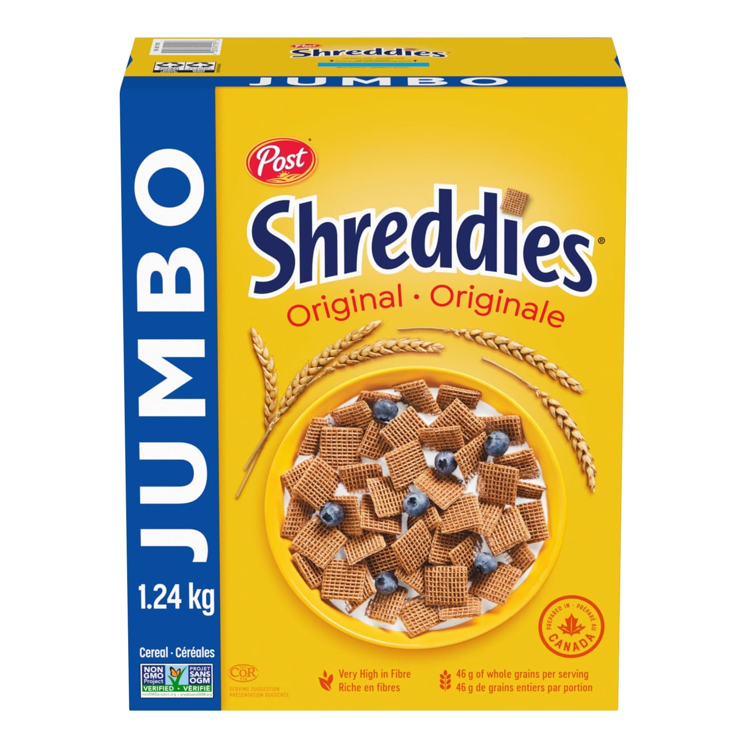 Jumbo Shreddies Cereal, 1.24kg/43.73oz {Imported from Canada}