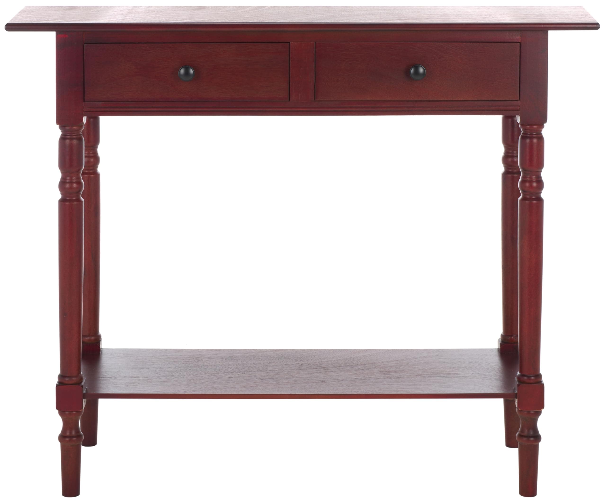 SafaviehAmerican Homes Collection Rosemary Dark Cherry Console Table