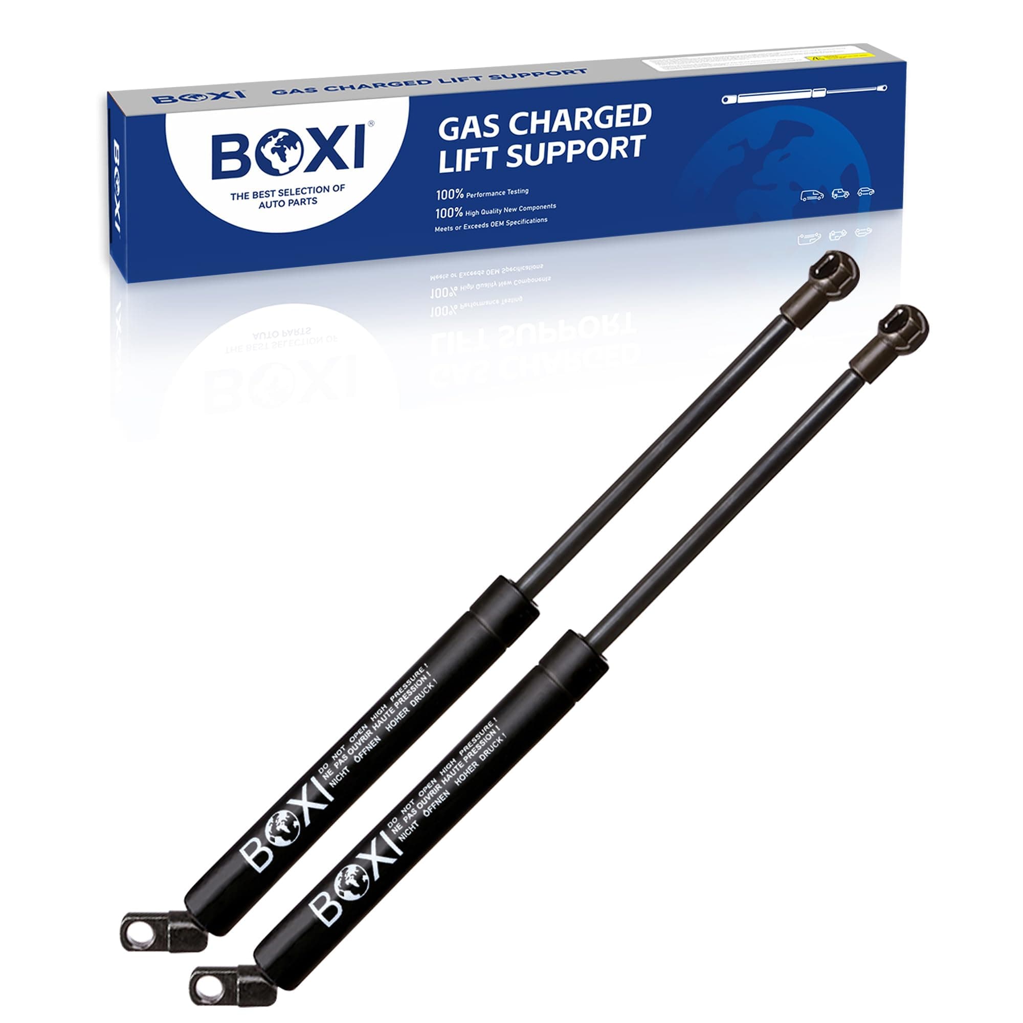 Qty(2) BOXI Trunk Gas Charged Lift Support for BMW 525i 2001-2006 / 528i 1997-2000 / 530i 2001-2006 / 540i 1997-2003 / M5 2000-2003 Trunk with Rear Spoiler | Replaces SG402050 51248222913