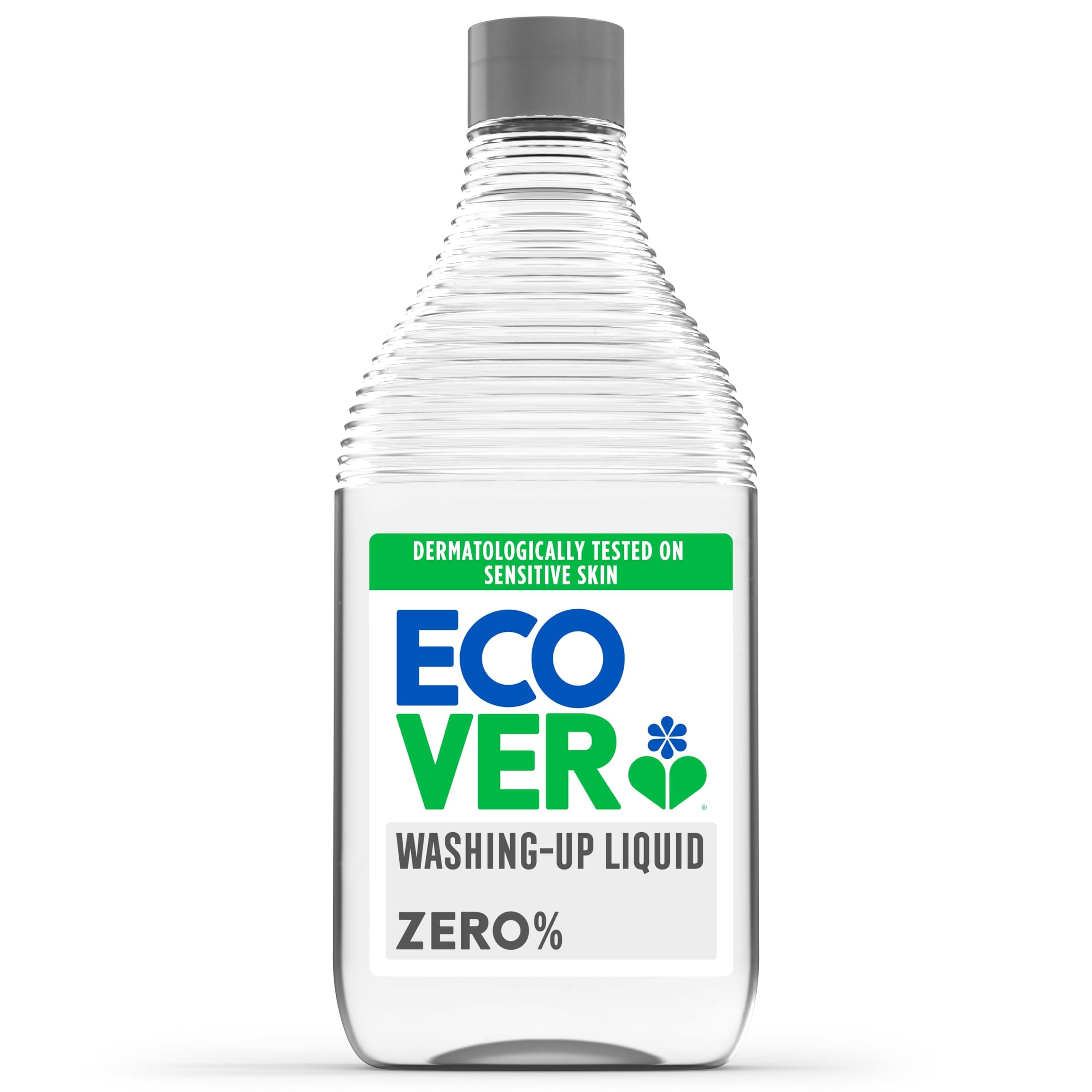 Zero Washing Up Liquid, Washing Up Soap, Tough on Grease and Grime, Dermatologically Tested, 1 x 450 ml