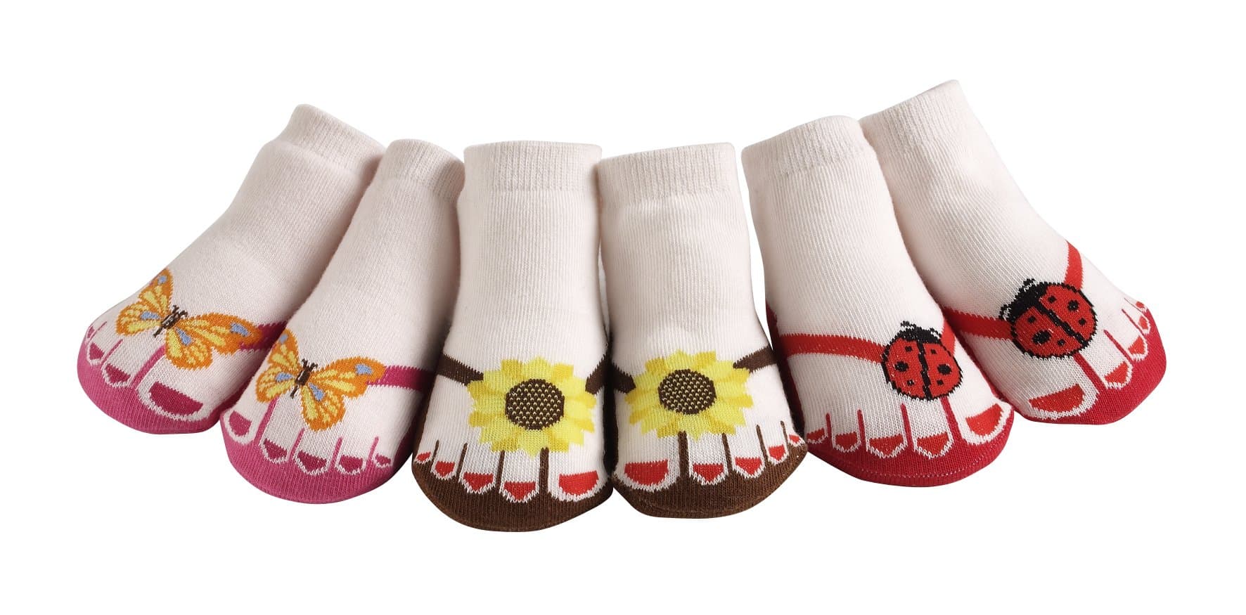 JazzyToes Little Sunshine Flip Flops Socks