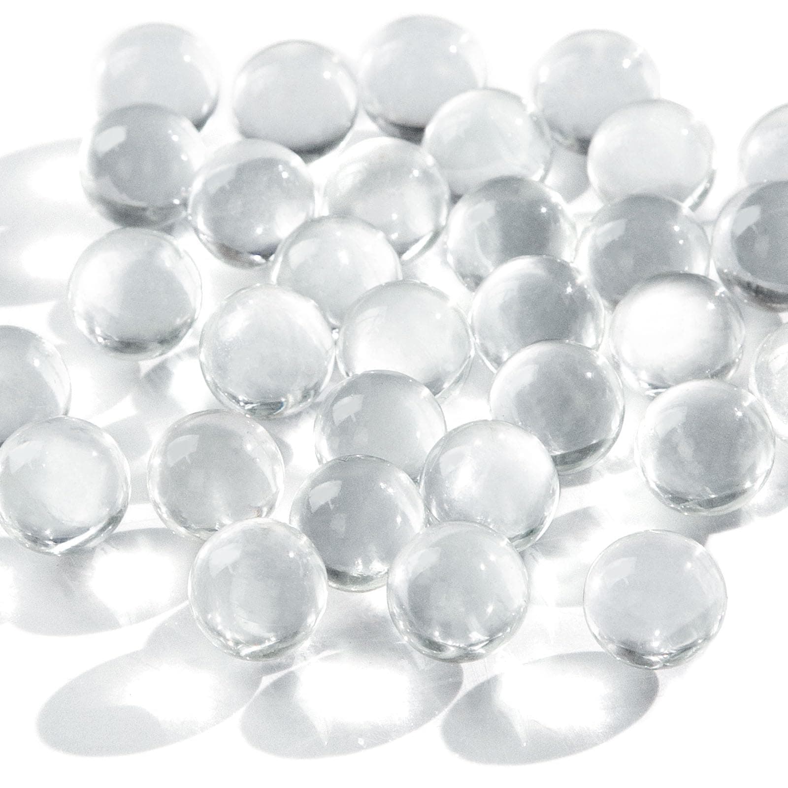 AMOR PRESENT 170PCS Glass Marbles for Vases, Clear Marbles for Vase Fillers DIY Craft & Home Decorations