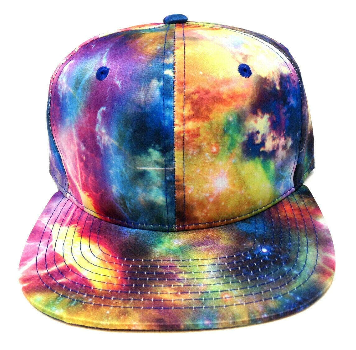 August CapsTie Dye Galaxy Sublimated All Over Print Snapback