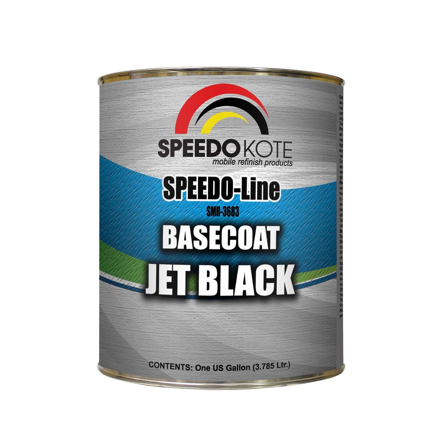 Speedokote Base Coat Black automotive base coat, One Gallon SMR-3683