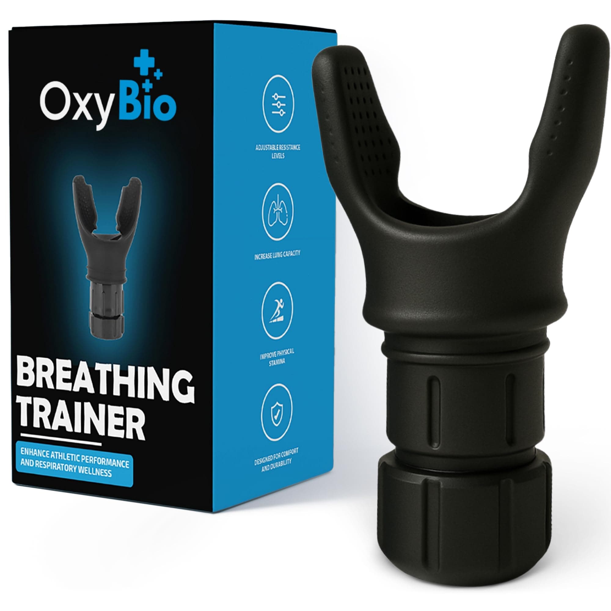 Oxy Respiratory Trainer | Breathe Easier with Stronger Lungs | Made with High Grade Silicone