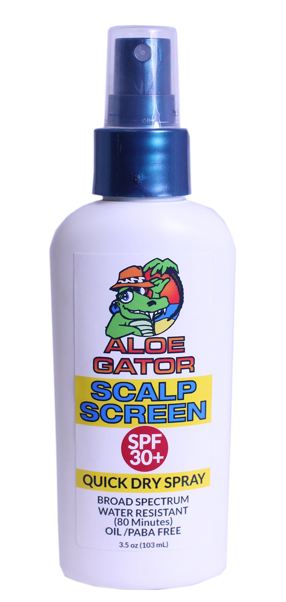 Aloe Gator SPF 30+ Water & Sweat Resistant Screen Scalp Spray