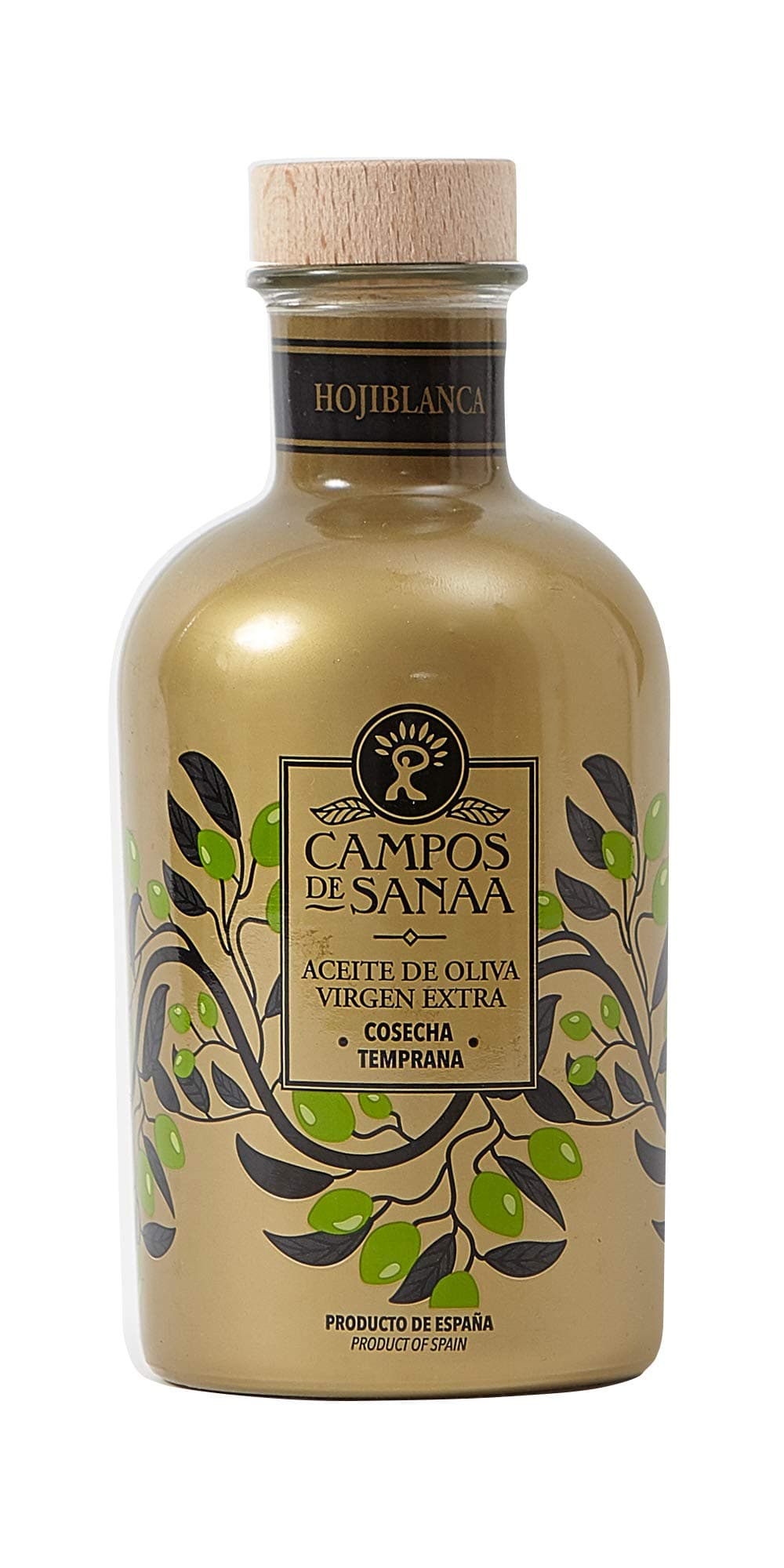 CAMPOS DE SANAA .- Hojiblanca Extra Virgin Olive Oil Early Harvest (500ml)
